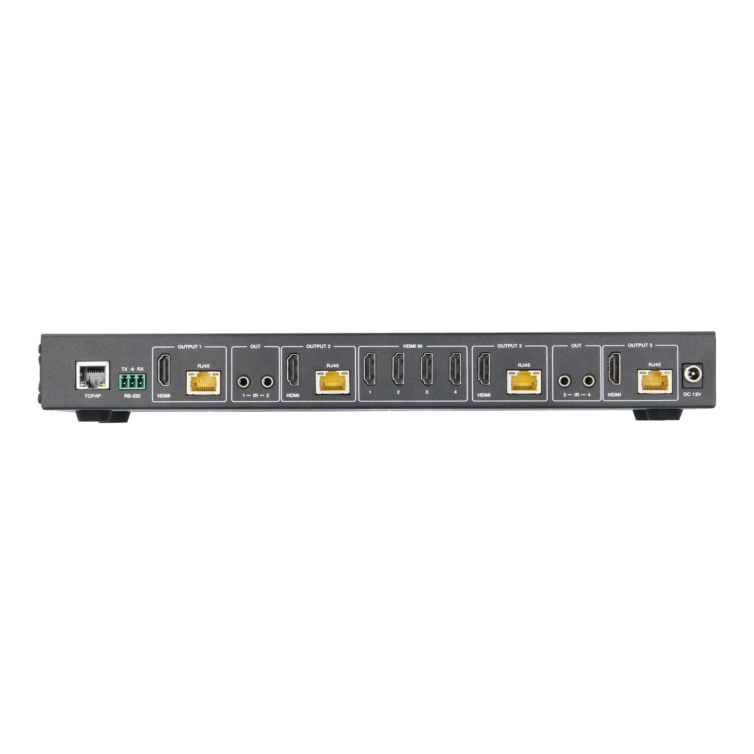 4X4 HDMI/CAT6 MATRIX IR RECEIVERS & EMITTERS, 4K 70M