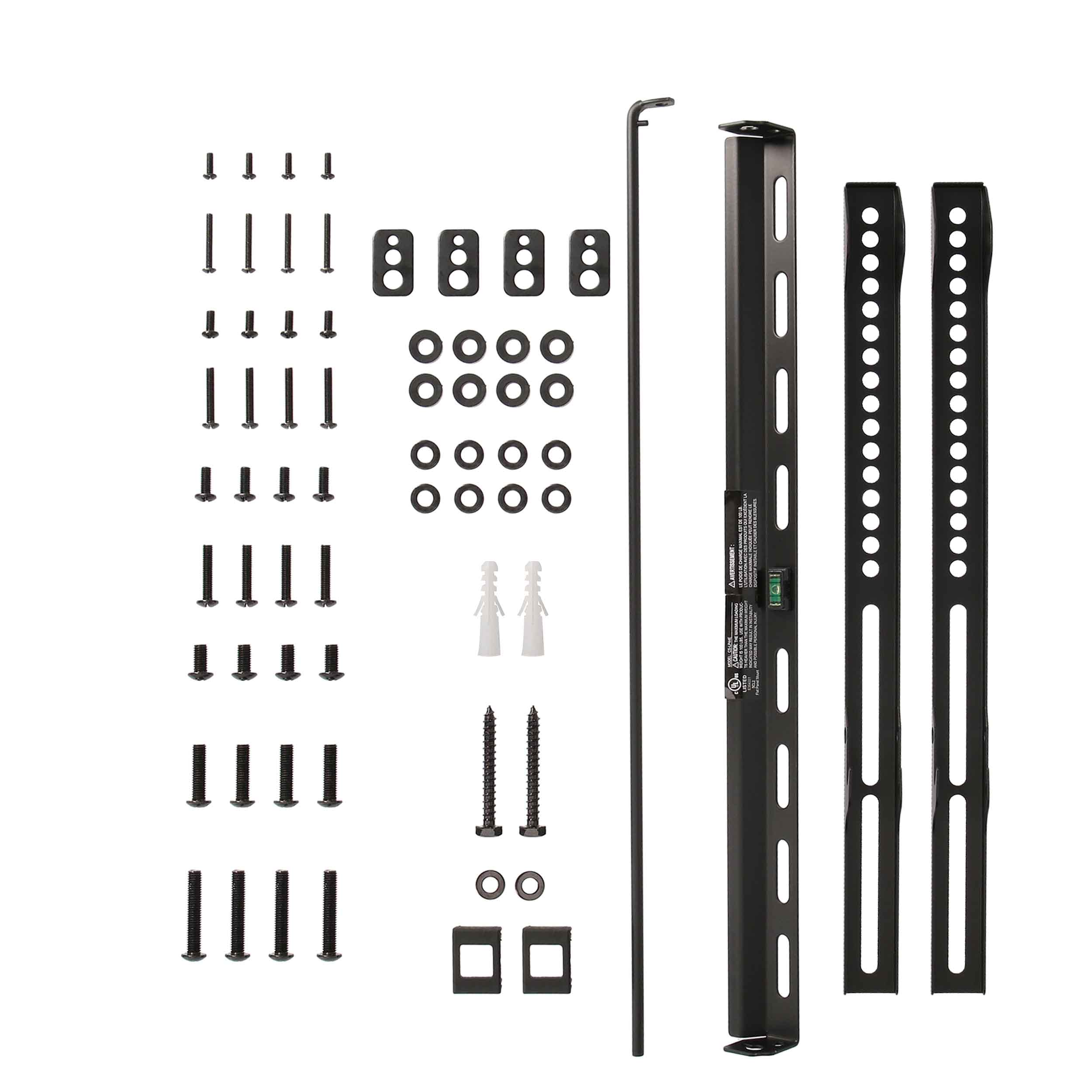 LOW PROFILE TV WALL MOUNT, 100X100 - 400X400 VESA, 100LBS