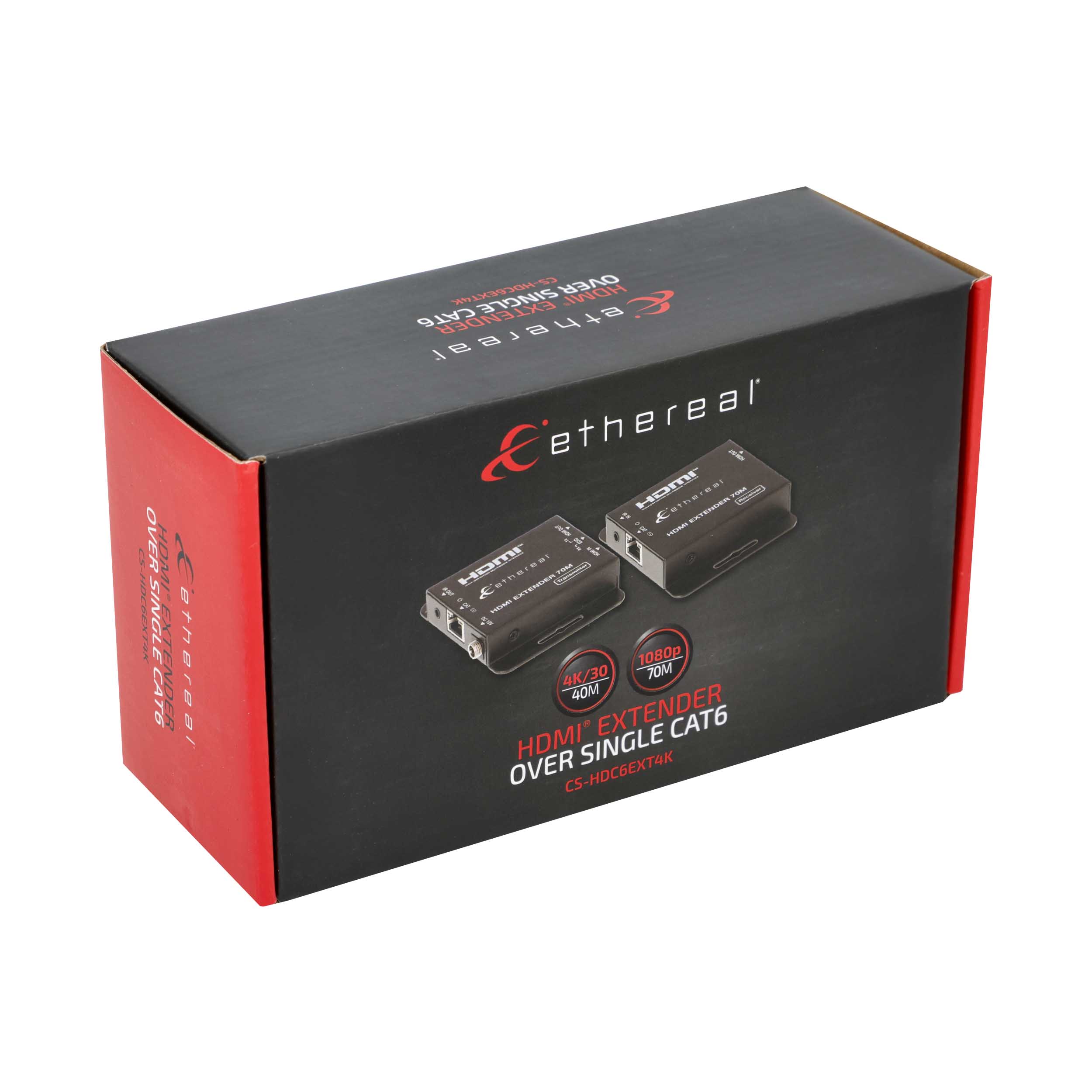 HDMI CAT6 US IR EXTENDER, 4K/30 40M, 1080P 70M