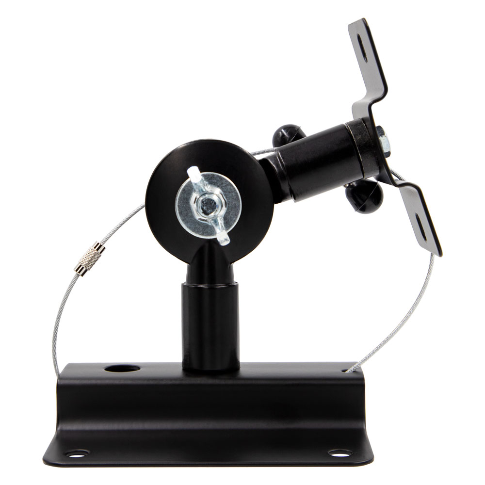 ANTI-THEFT WALL OR CEILING TILTING SWIVEL SPEAKER MOUNTS STEEL HOLDS 32LBS