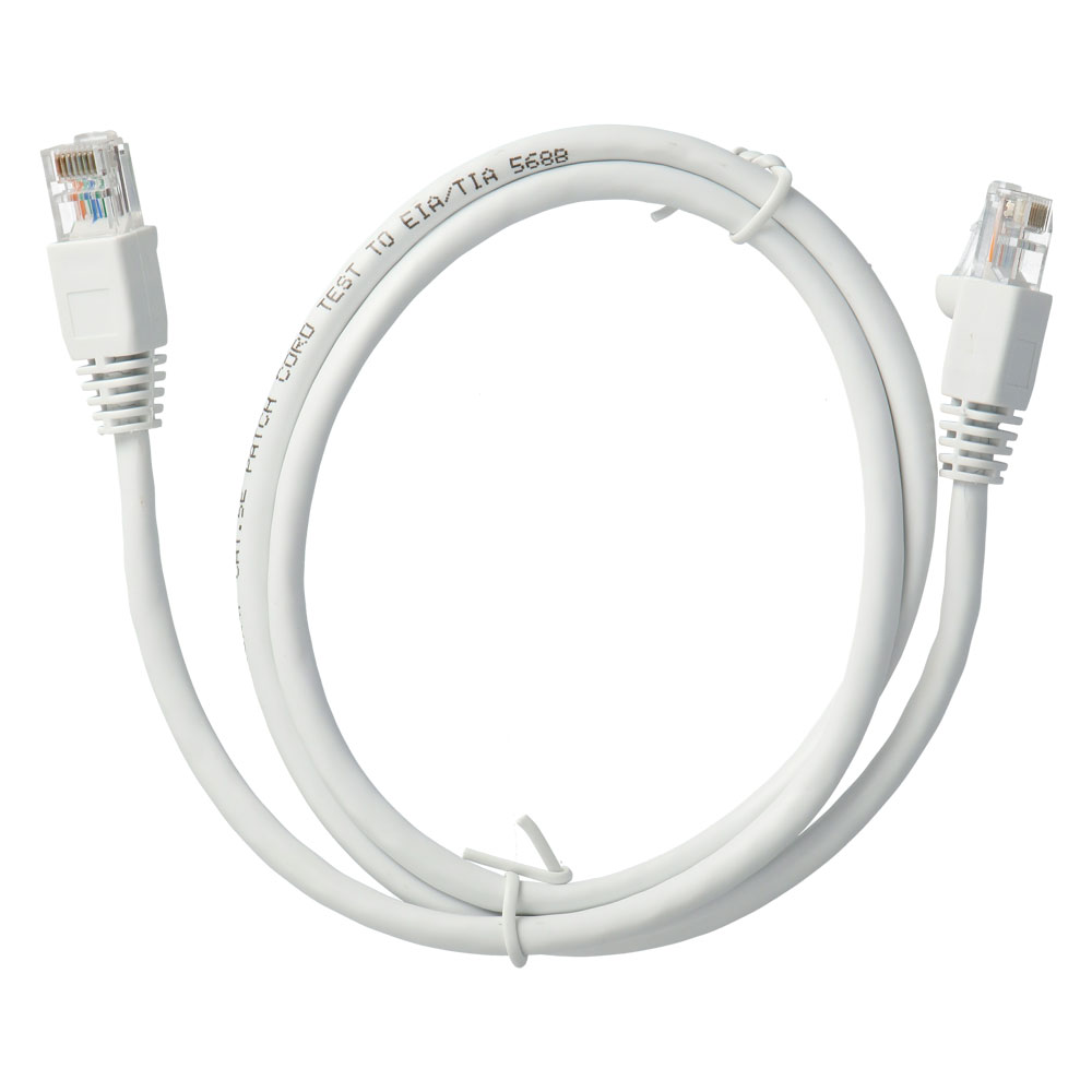 3FT WHT CAT5 SNAGLESS PTCH CBL