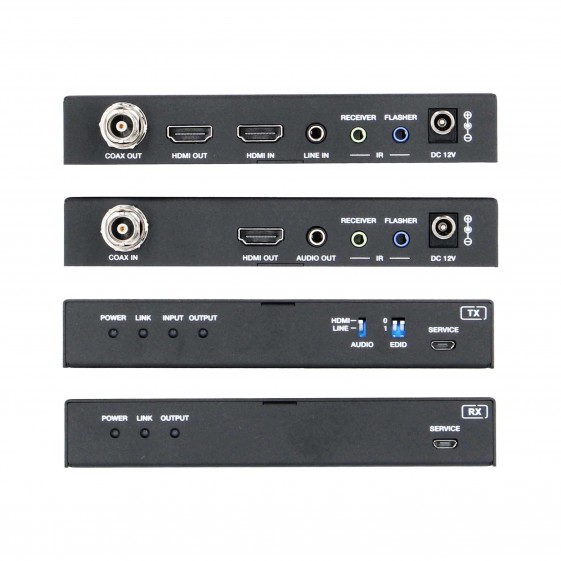 HDMI 2.0 4K US IR EXTENDER OVER COAXIAL 100M