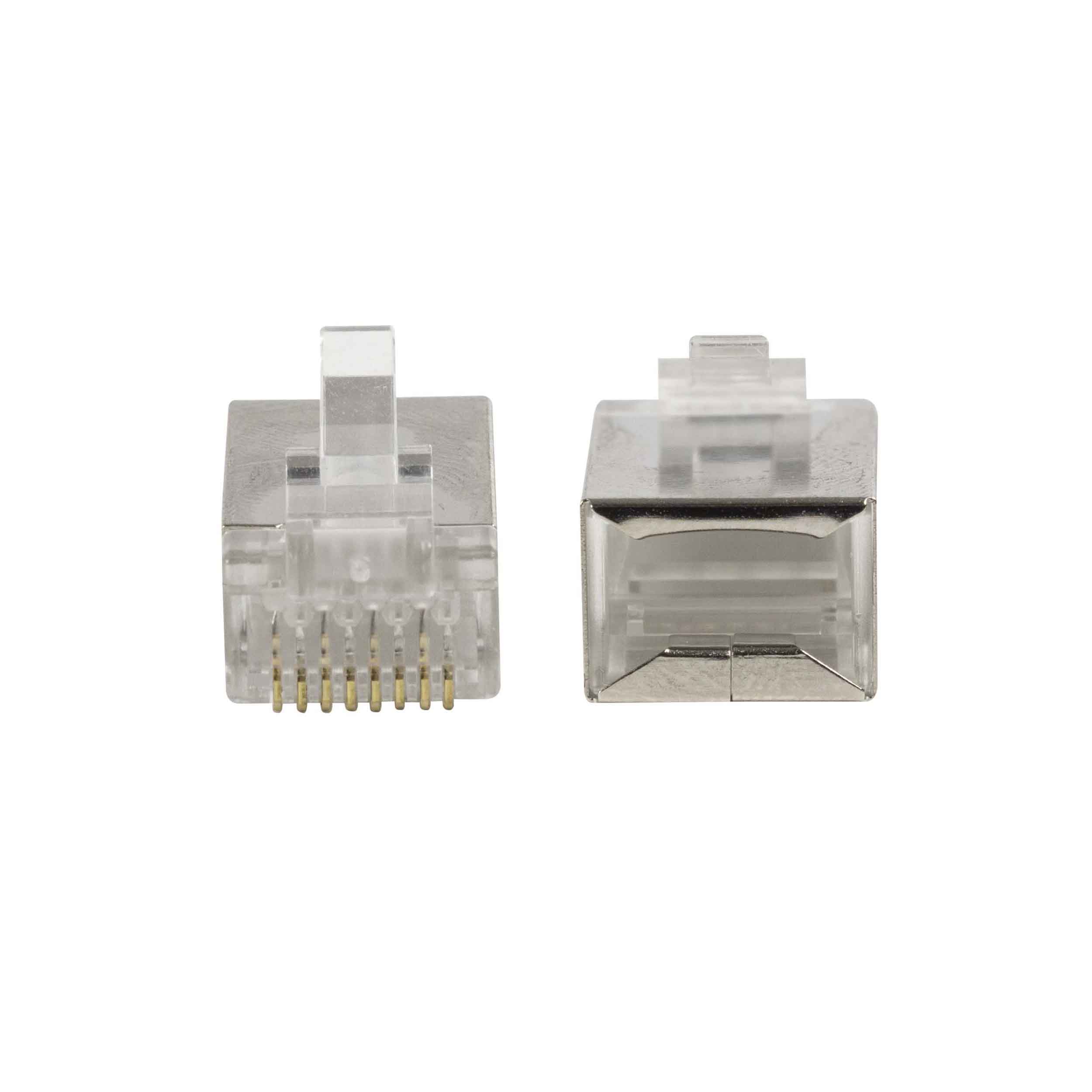 CAT6 8P8C RJ45 CRIMP CONNECTOR PLUGS (50 PACK)