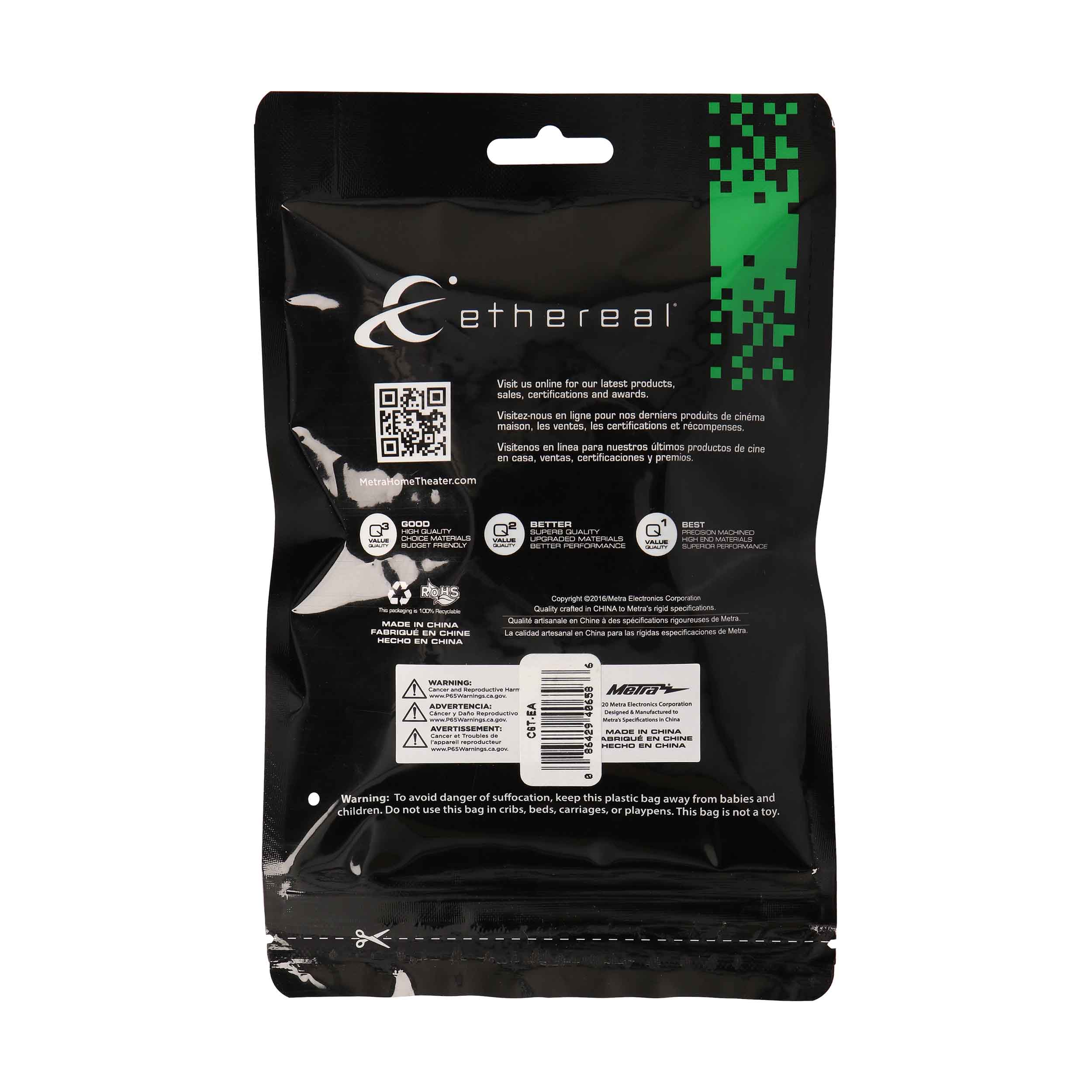 CAT6 8P8C RJ45 CRIMP CONNECTOR PLUGS (50 PACK)