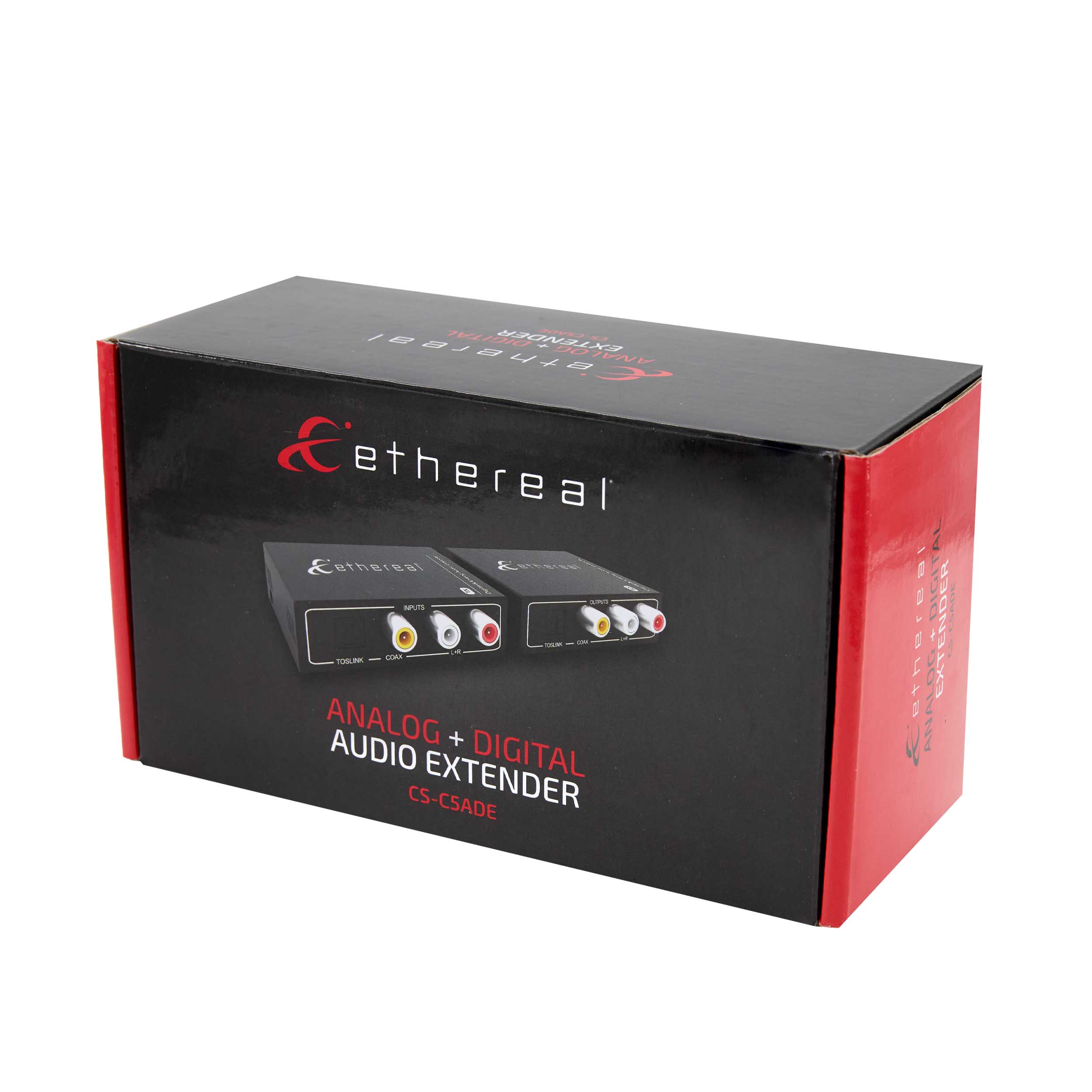 DIGITAL & ANALOG AUDIO EXTENDER, OPTICAL, COAX, RCA, CAT 5/6, 450M