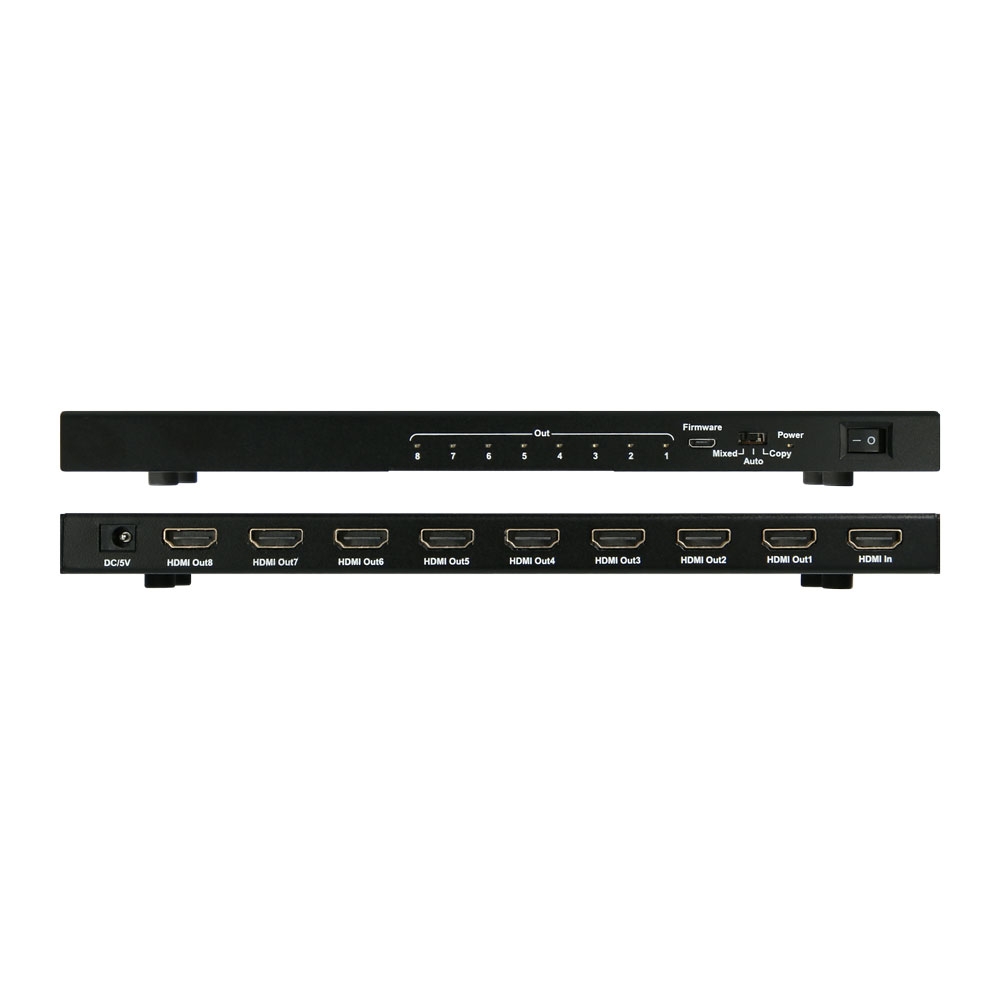 1X8 HDMI SPLITTER WITH SCALER