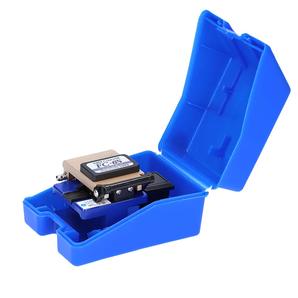 FIBER OPTIC CLEAVER WITH WASTE CATCHER