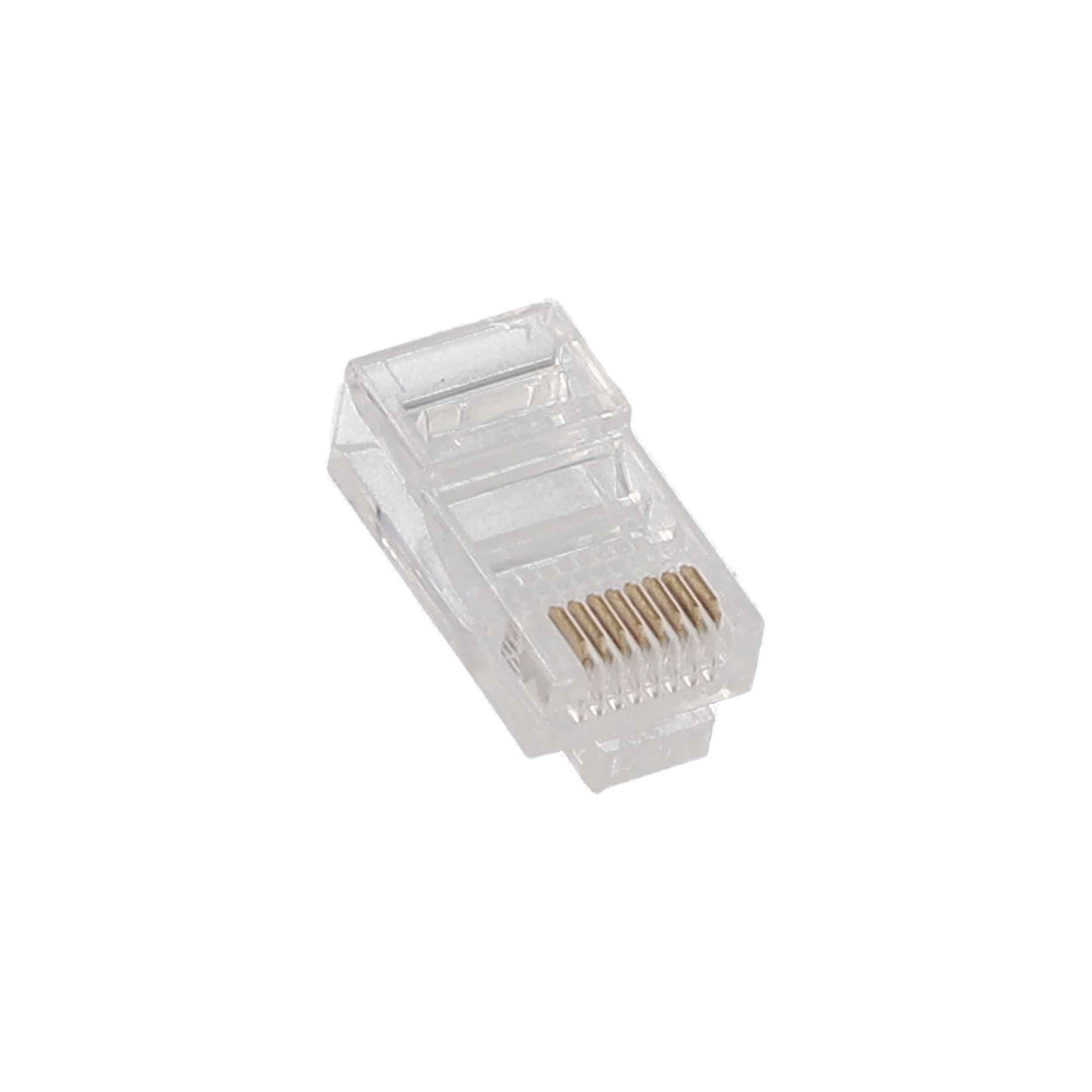 CAT6 8P8C RJ45 CRIMP CONNECTOR PLUGS (50 PACK)