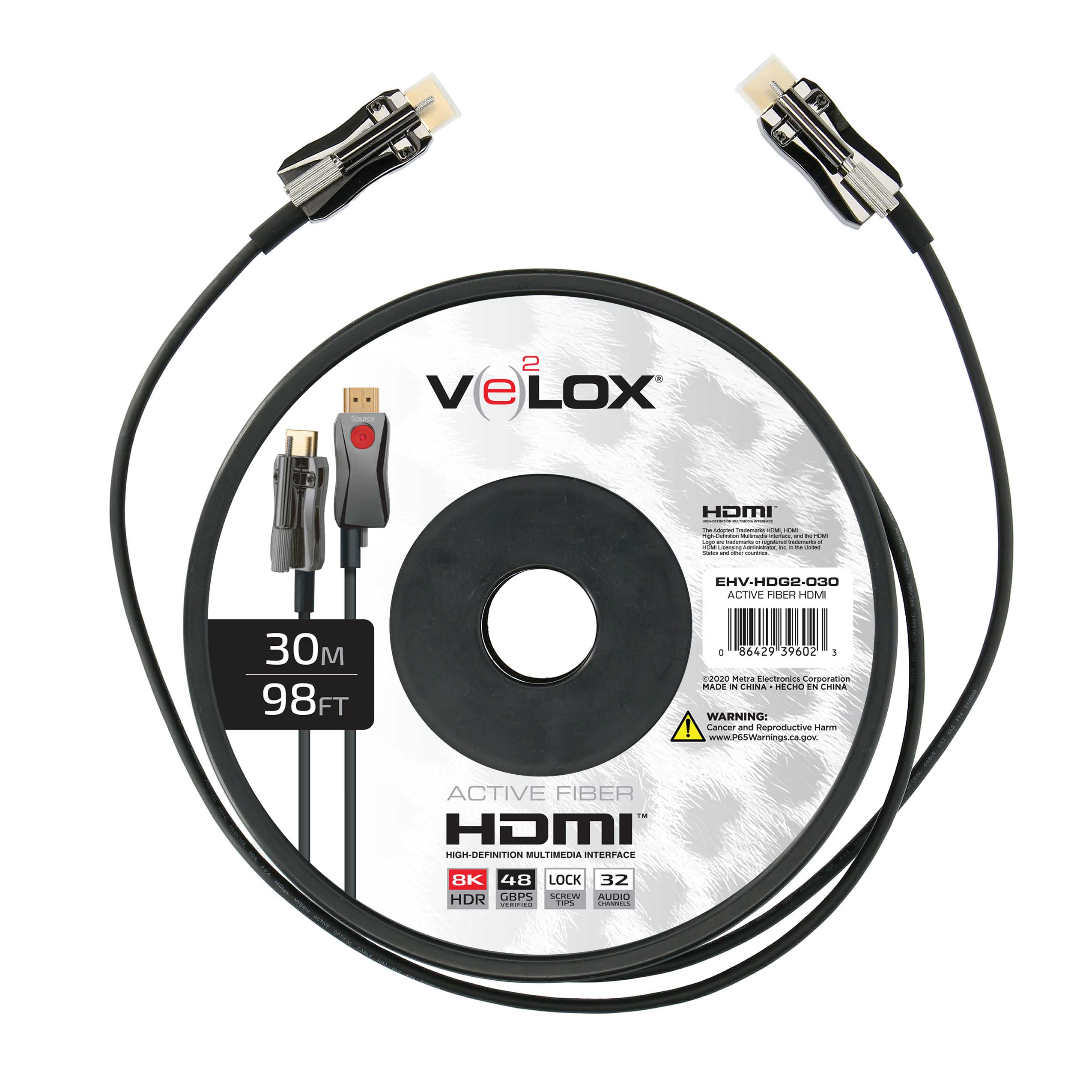 30M AOC HDMI CABLE 48GBPS