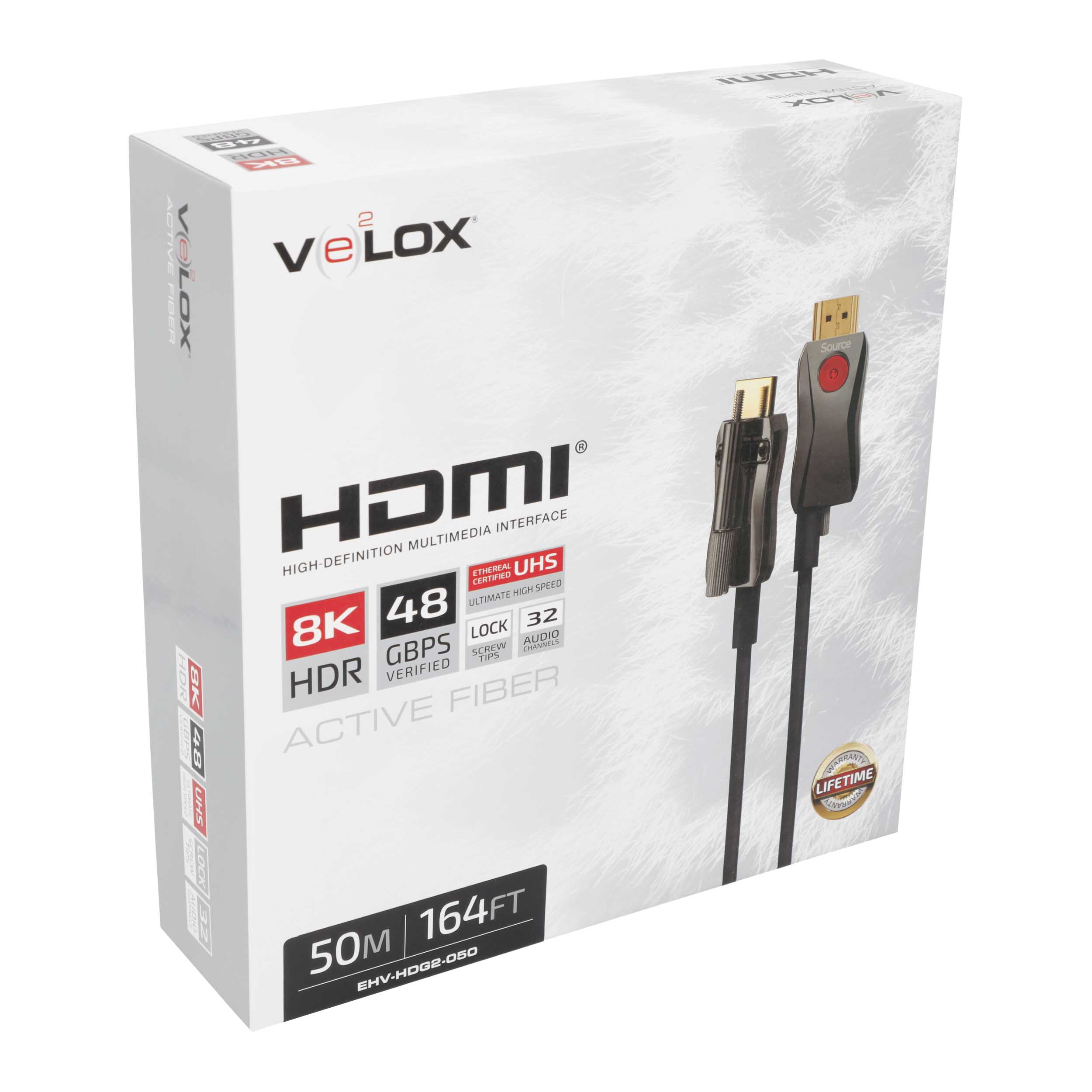 50M AOC HDMI CABLE 48GBPS