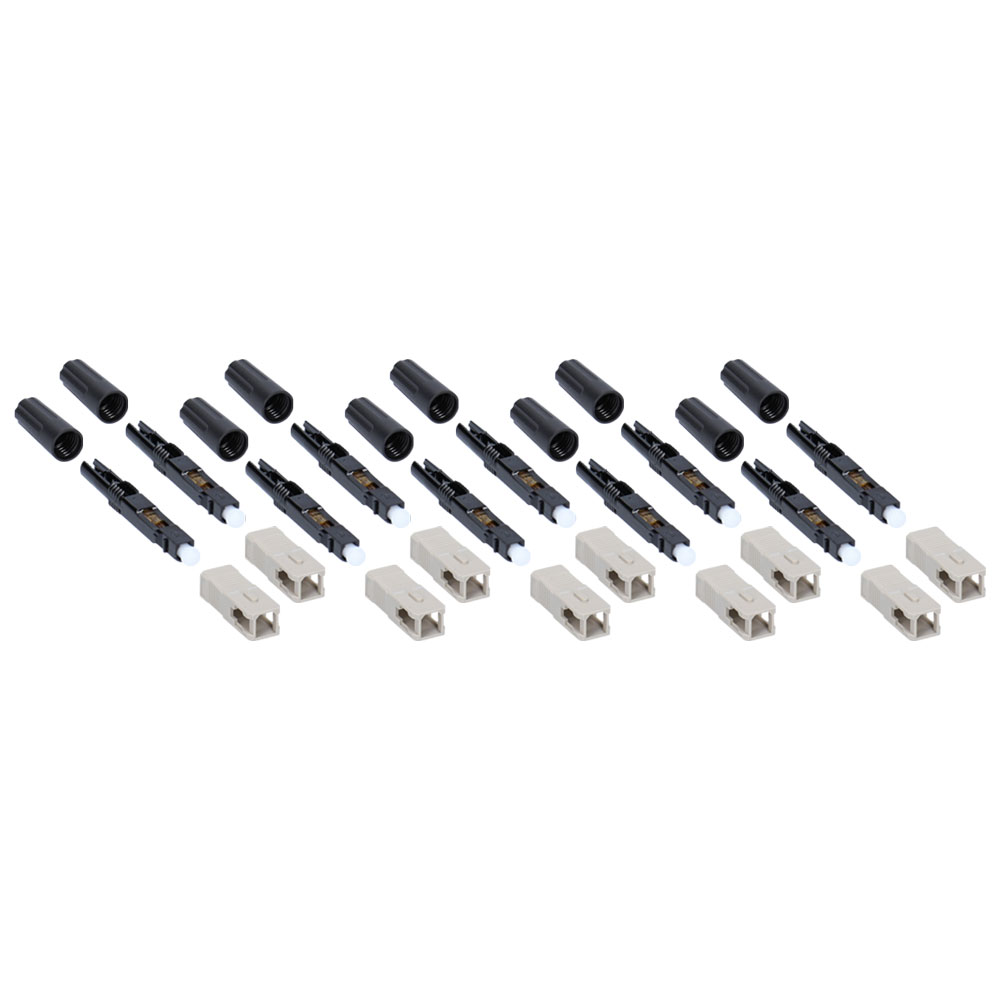 SC 50/125 OM3 CONNECTORS (10 PACK)