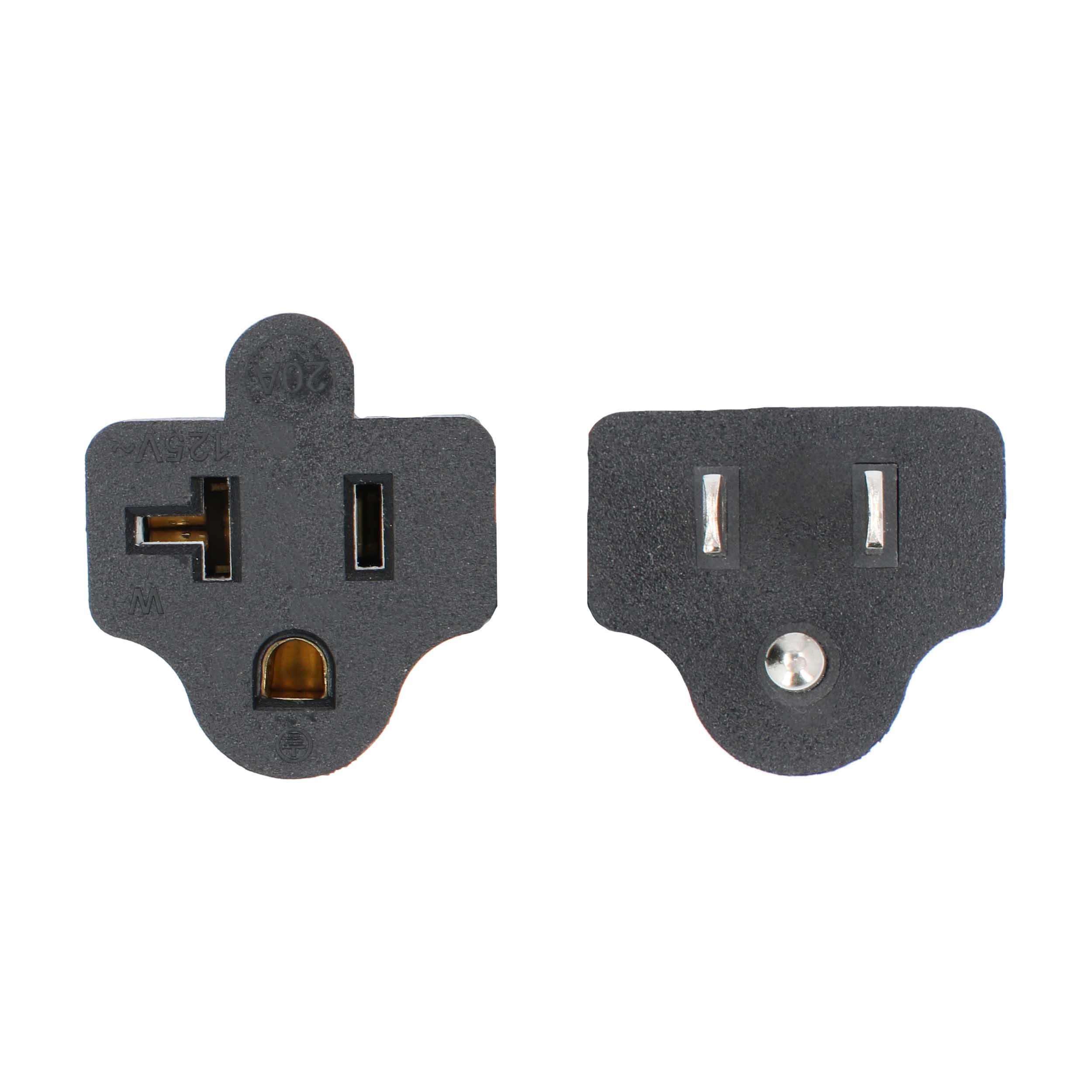 NEMA 5-20R TO NEMA 5-15P ADAPTER POWER CABLE, 20AMP TO 15AMP PLUG