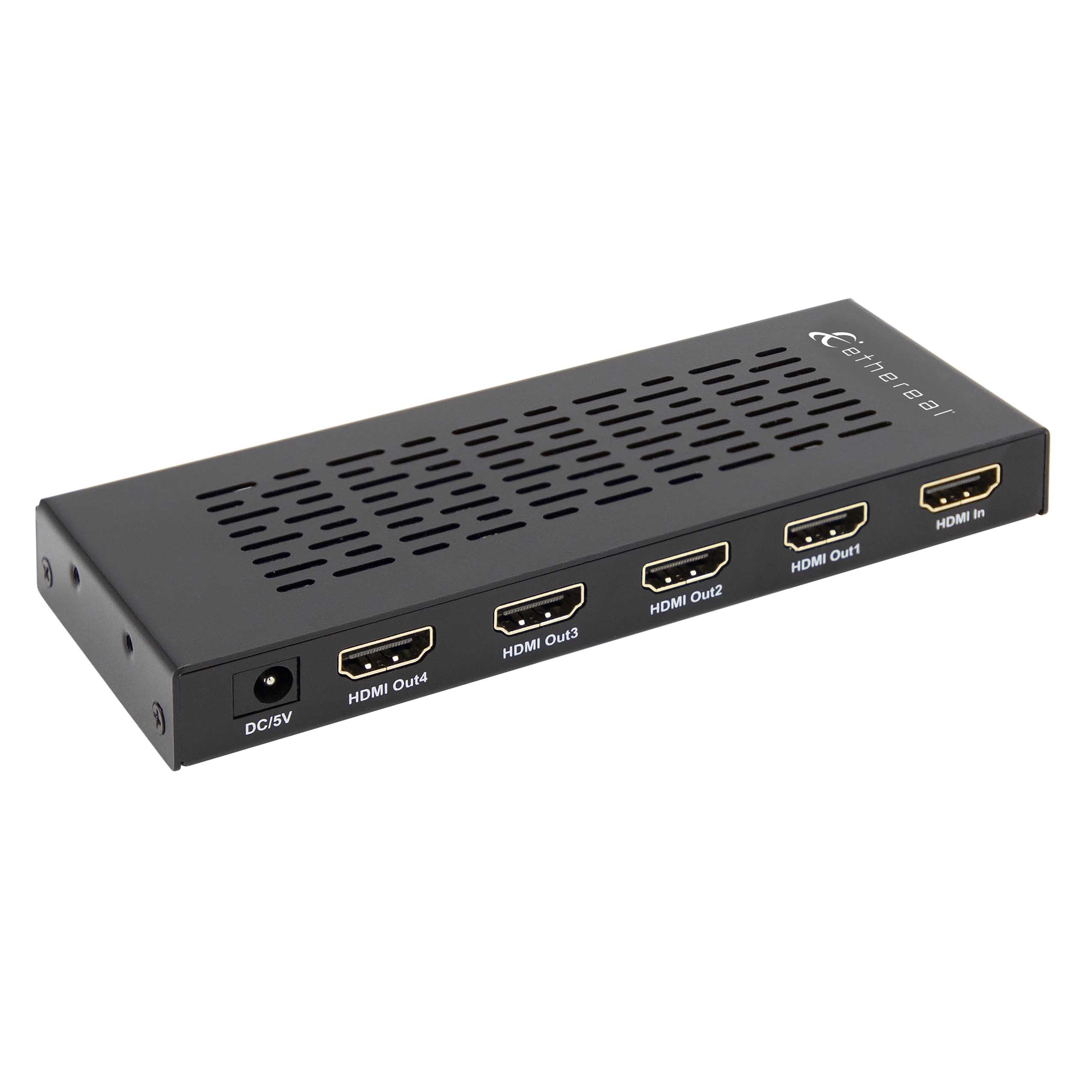 1X4 HDMI SPLITTER WITH SCALER
