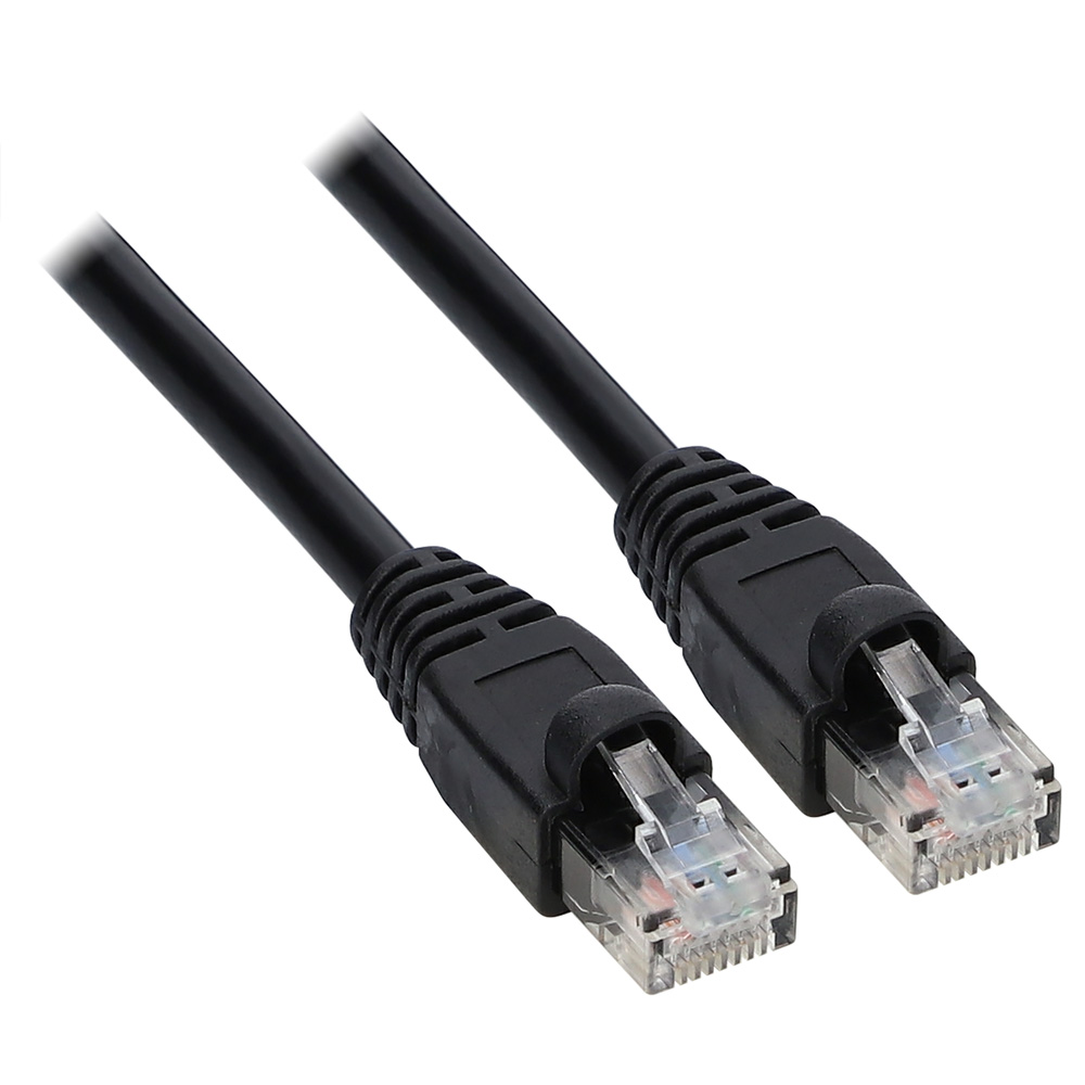CAT6 SNAGLESS PTCH BLK 3FT 5PK