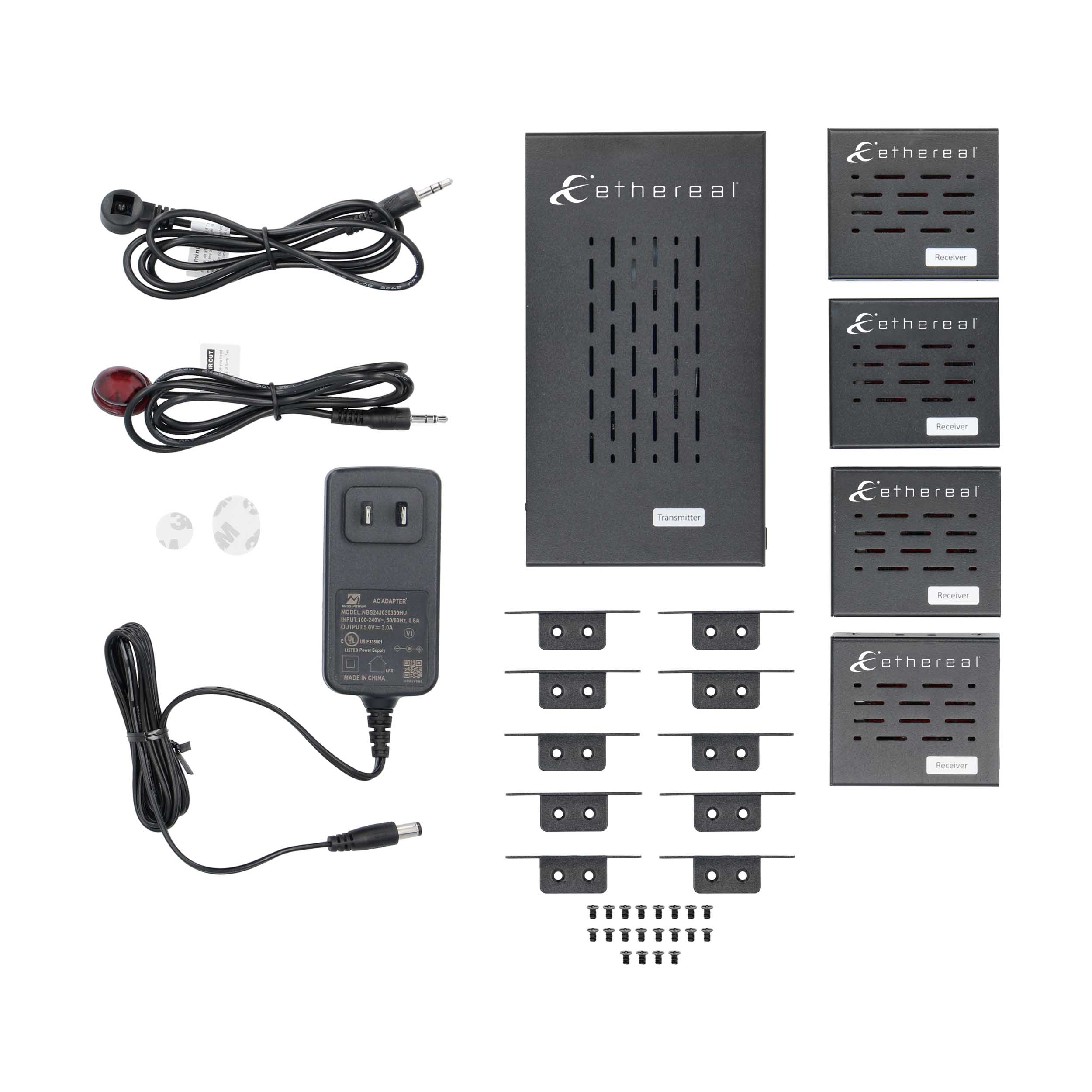 1X4 HDMI SPLITTER EXTENDER OVER CAT, POT, LOOP-OUT