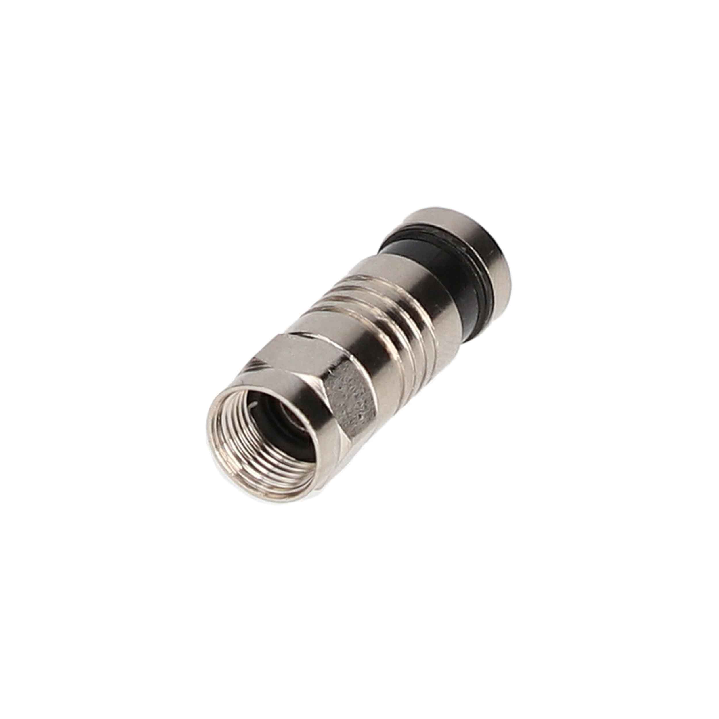 RG6Q F COMPRESSION CONNECTOR ZINC 100 PK