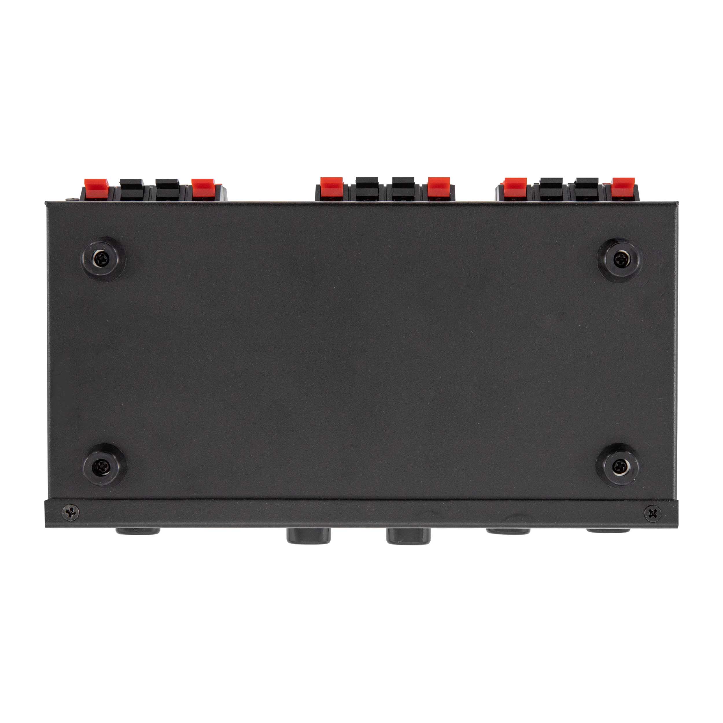 4 ZONE SPEAKER SELECTOR WITH IMPEDANCE PROTECTION, LOW PROFILE