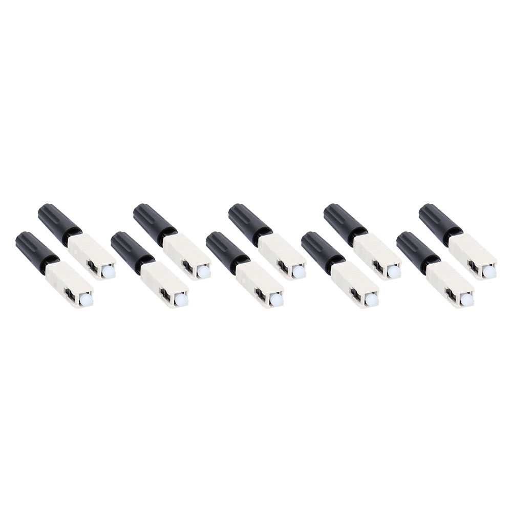 SC 50/125 OM3 CONNECTORS (10 PACK)