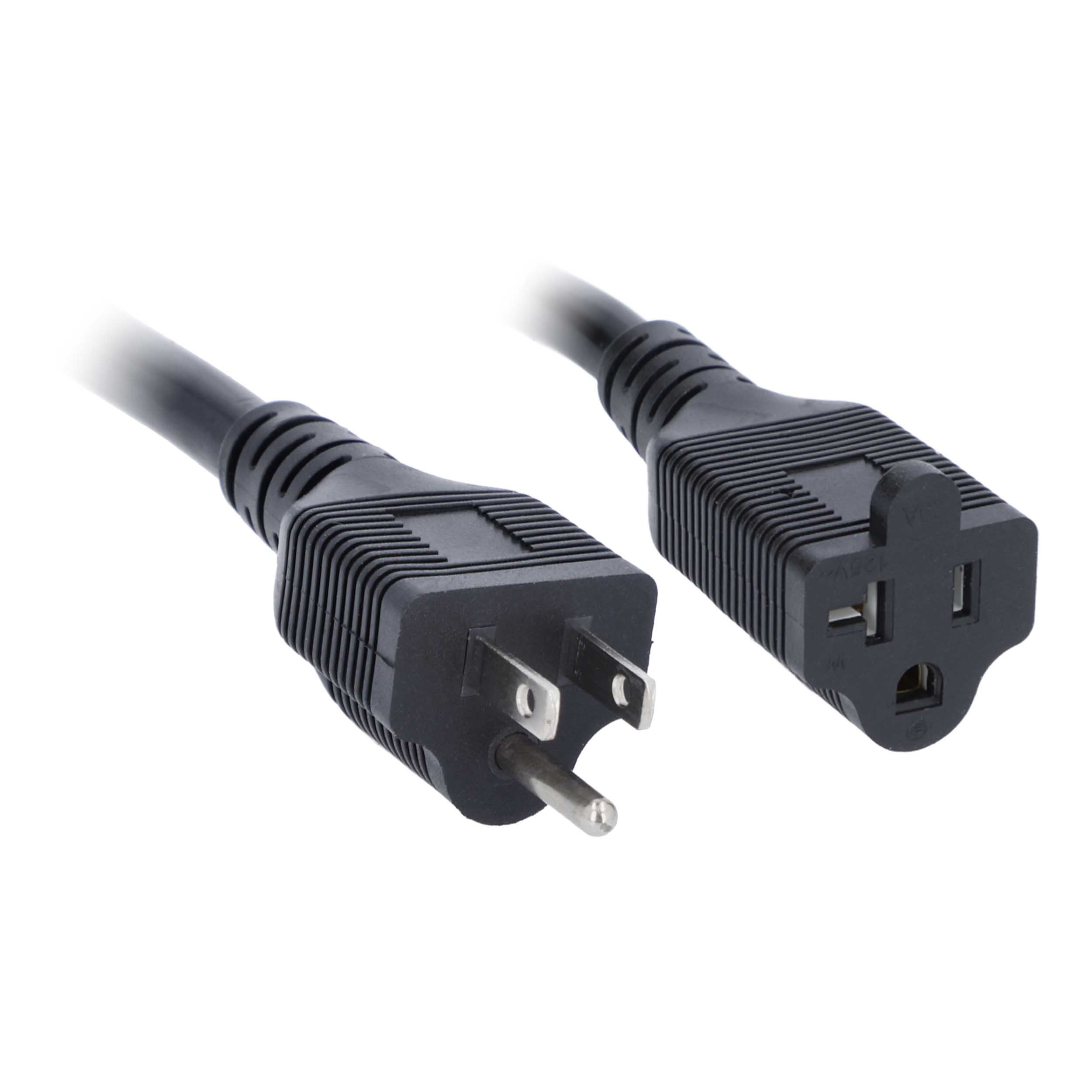 NEMA 5-20R TO NEMA 5-15P ADAPTER POWER CABLE, 20AMP TO 15AMP PLUG