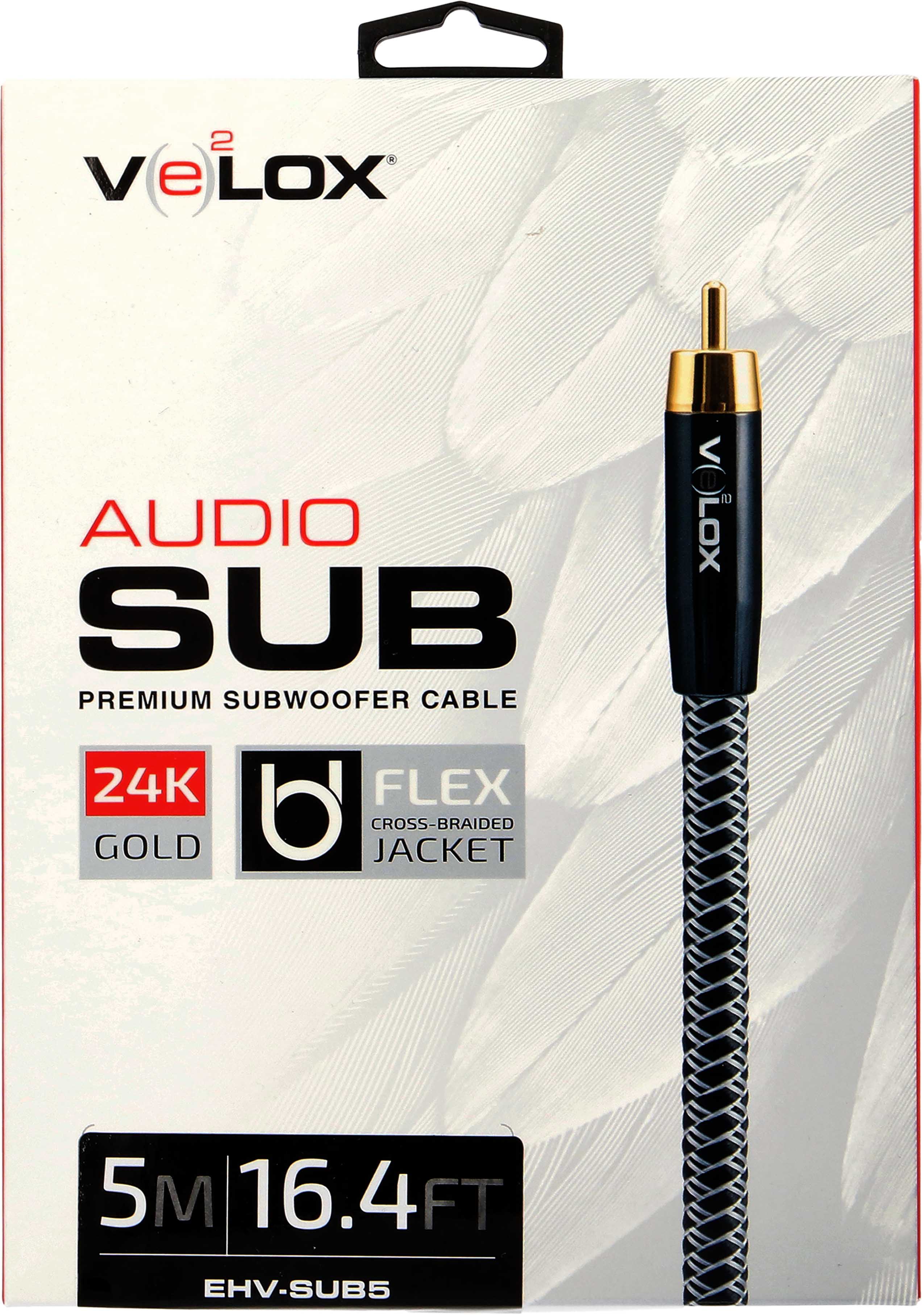 5M PREMIUM SUB WOOFER CABLE