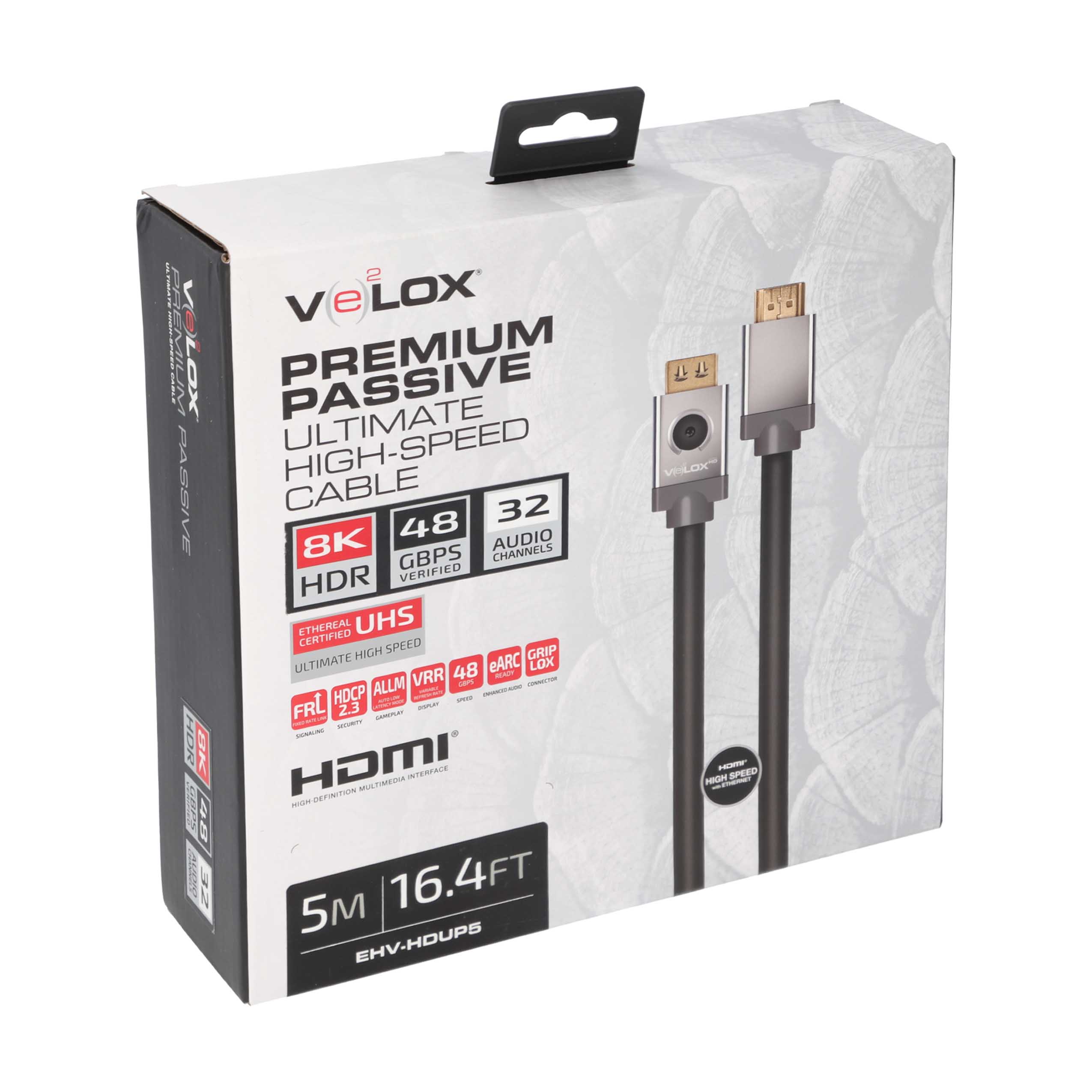 5M VELOX PASSIVE HDMI CABLE 24AWG 48G