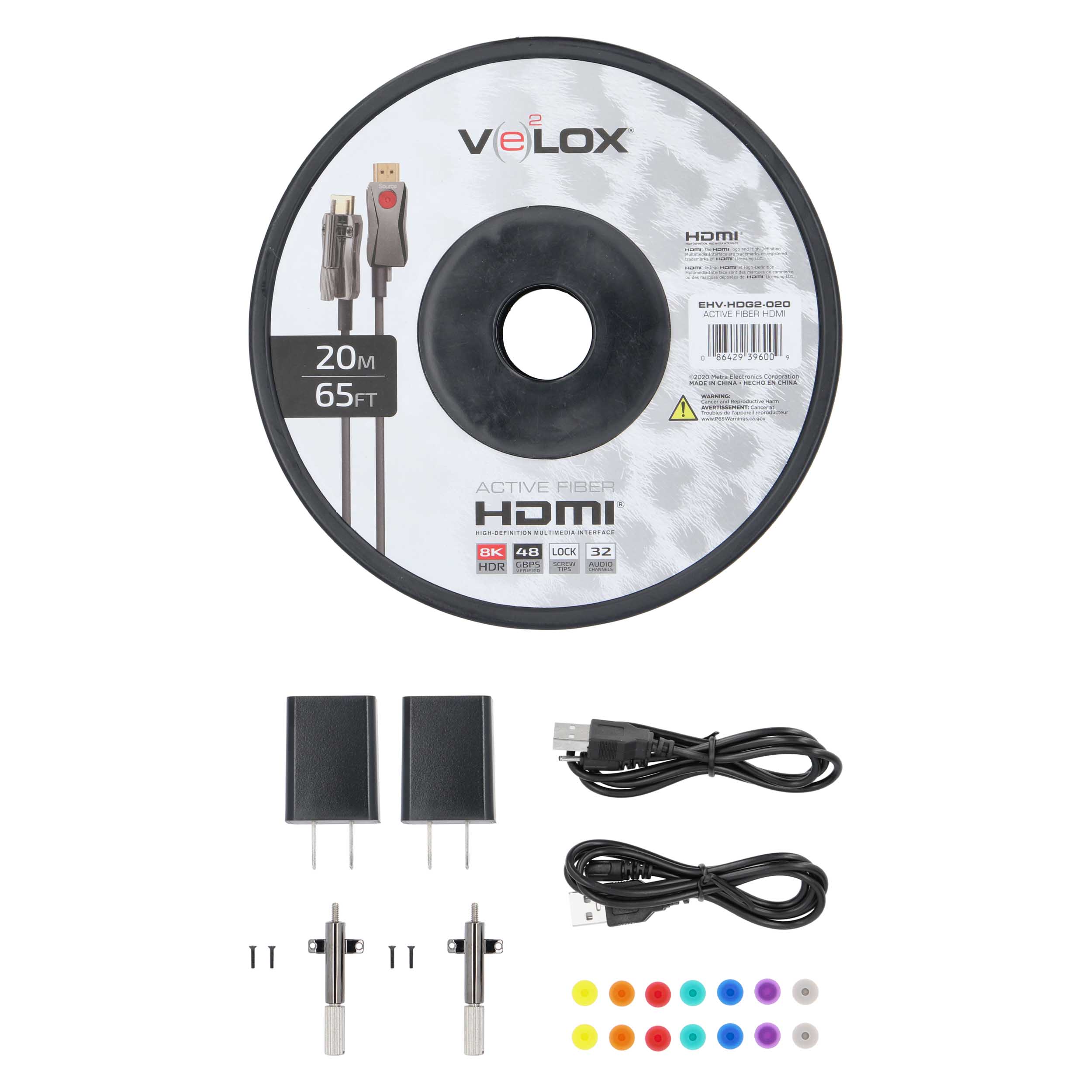 20M AOC HDMI CABLE 48GBPS