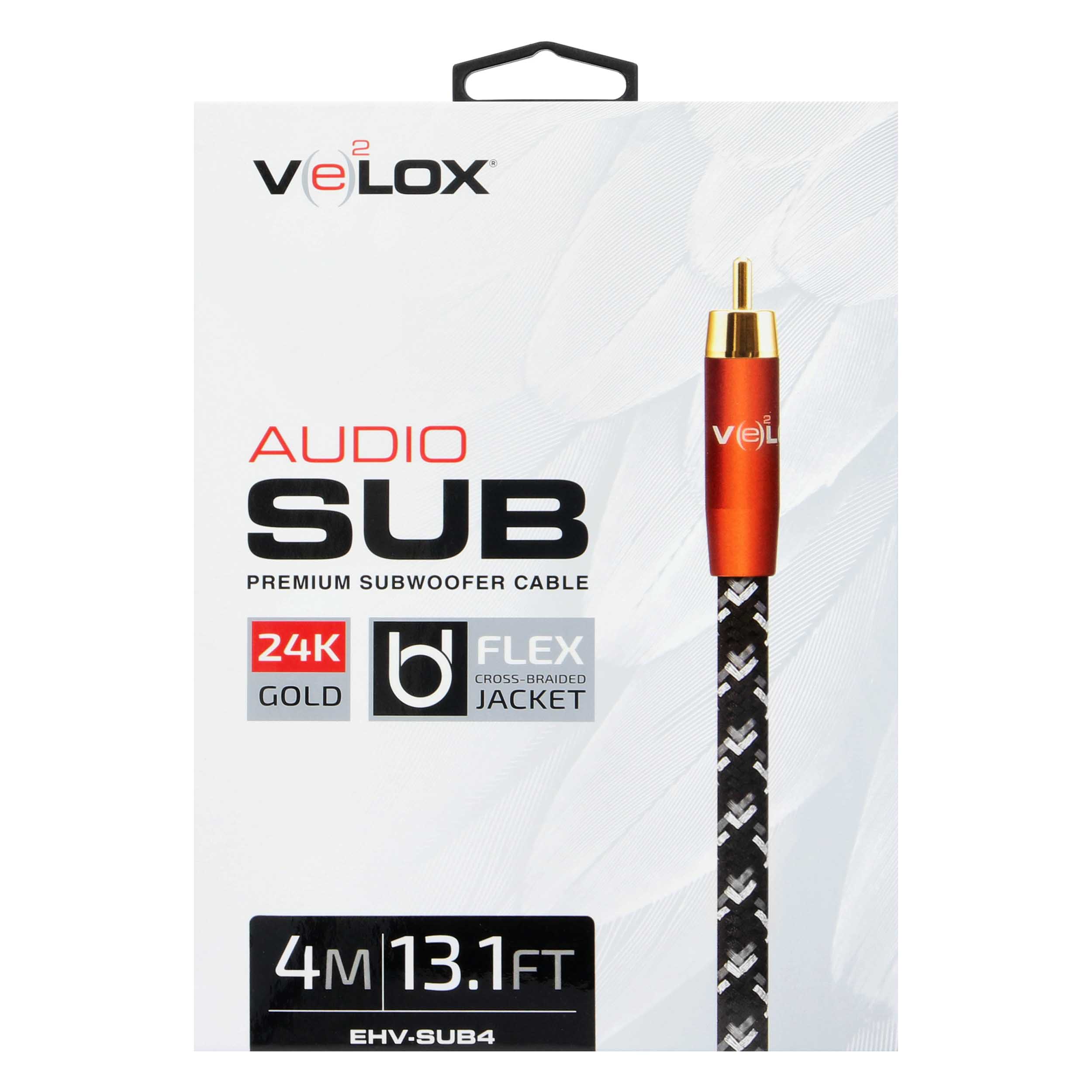 4M PREMIUM SUB WOOFER CABLE