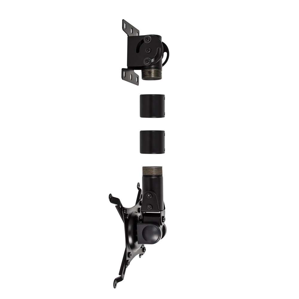 TILTING SWIVEL PROJECTOR MOUNT, 1.25" NPT, HOLDS 40 LBS