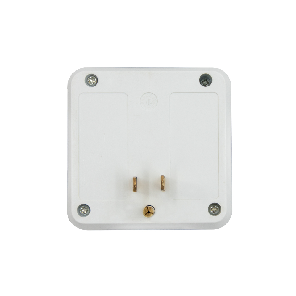 2-OUTLET 245J SURGE PROTECTOR WALL TAP WITH 2 USB 2.1A (WHITE)