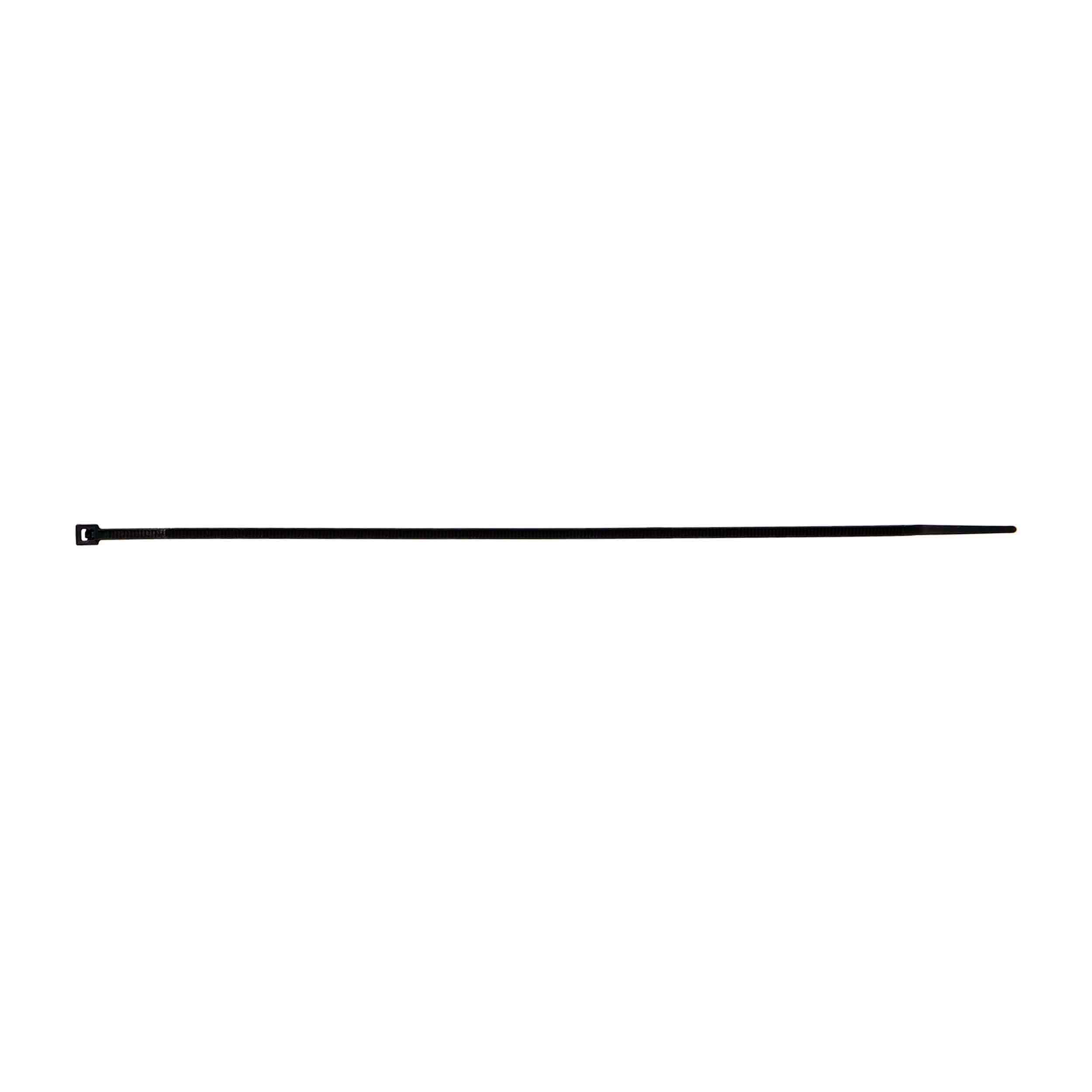 8-INCH THIN CABLE ZIP TIES, BLACK (100 PACK)