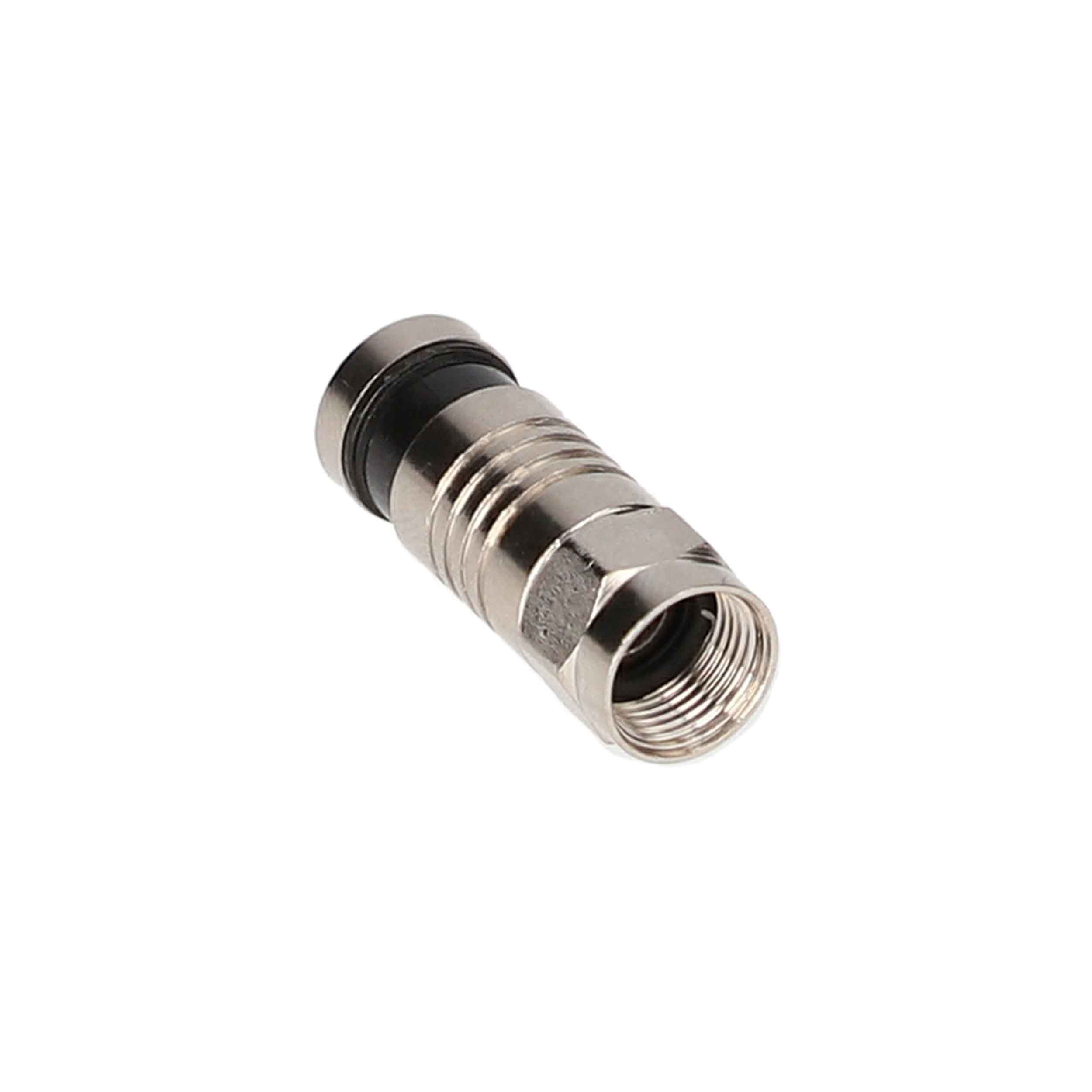 RG6Q F COMPRESSION CONNECTOR ZINC 100 PK