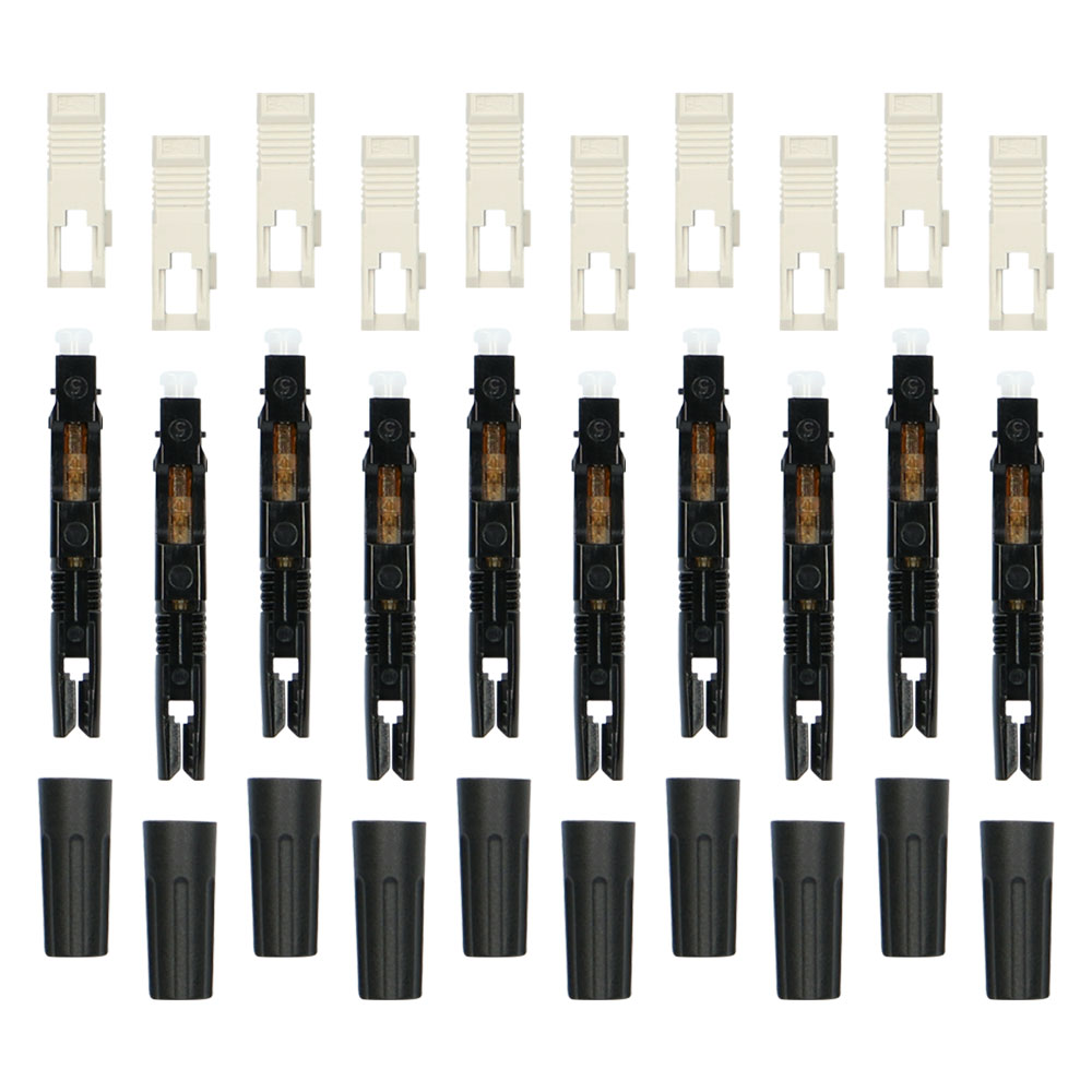 SC 50/125 OM3 CONNECTORS (10 PACK)