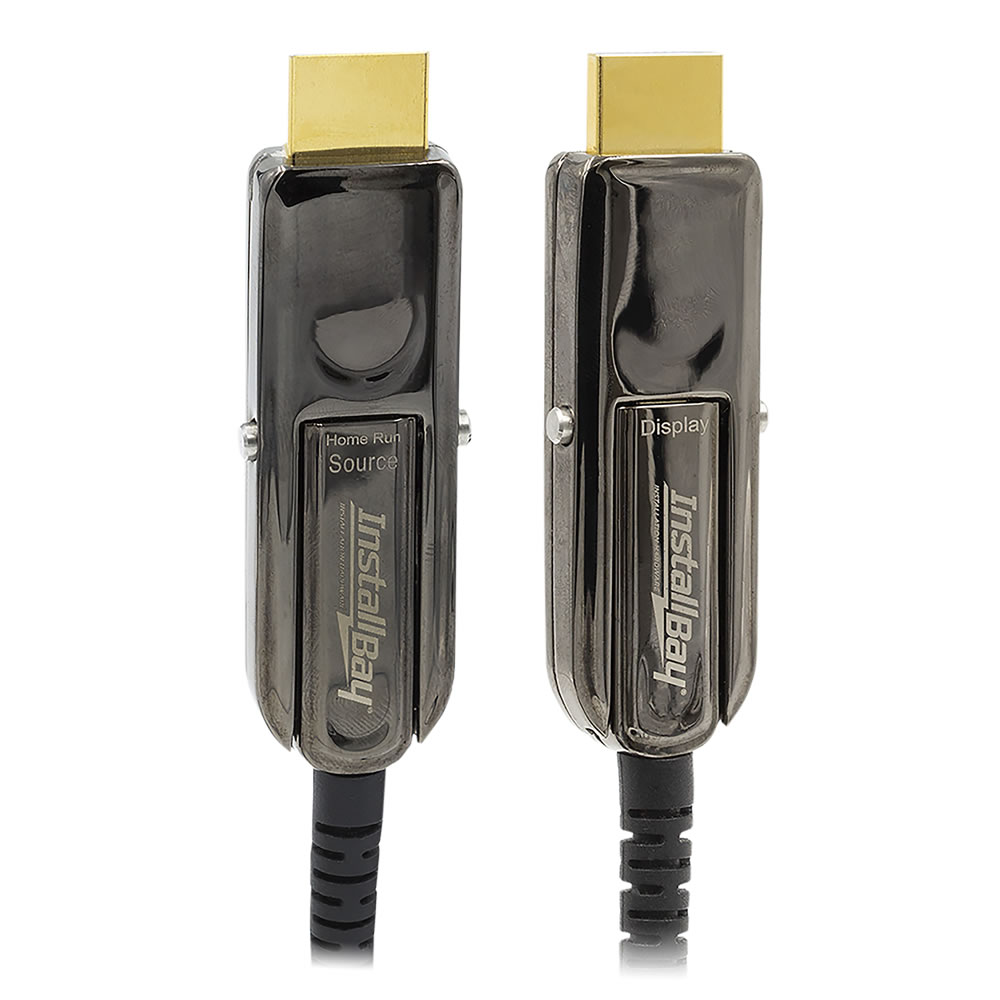 Install Bay Detachable Fiber High Speed HDMI(R) Cable With Ethernet, 4K, 24 Gbps