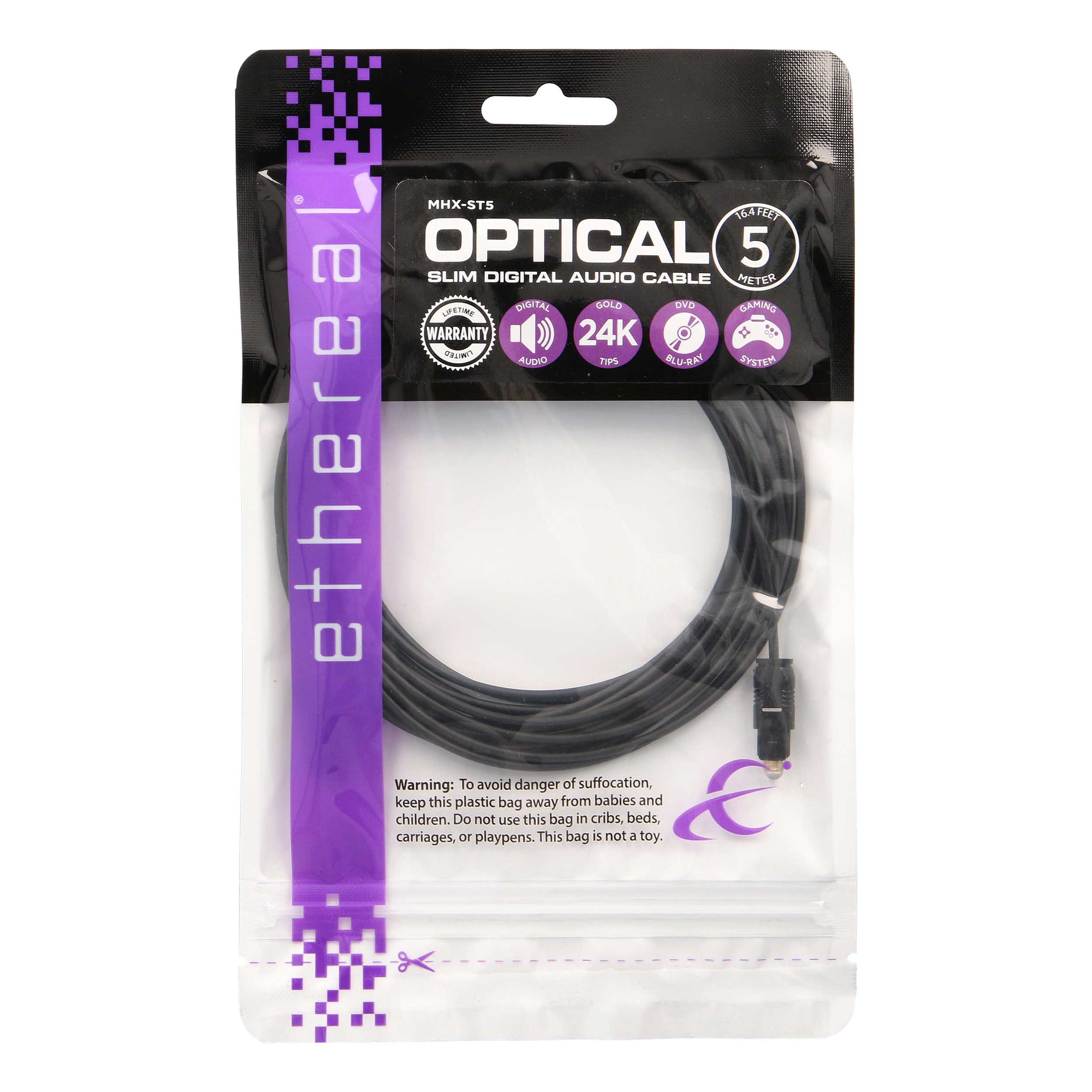 5M SLIM OPTICAL CABLE