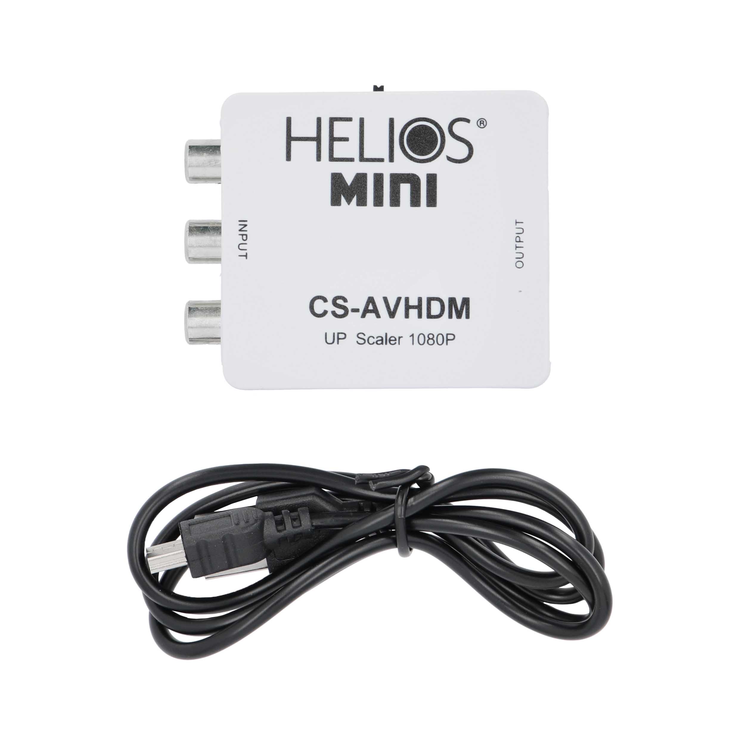 COMPOSITE VIDEO & L/R AUDIO TO HDMI CONVERTER