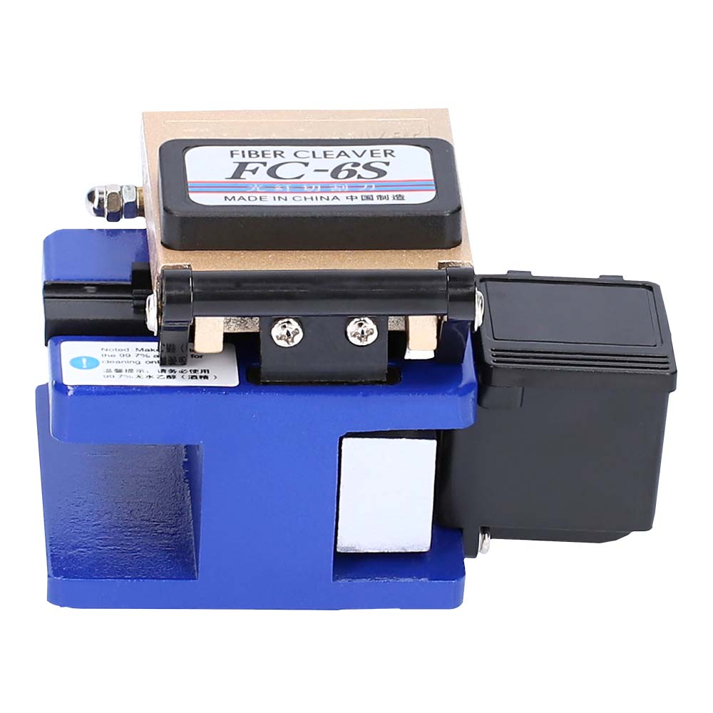 FIBER OPTIC CLEAVER WITH WASTE CATCHER