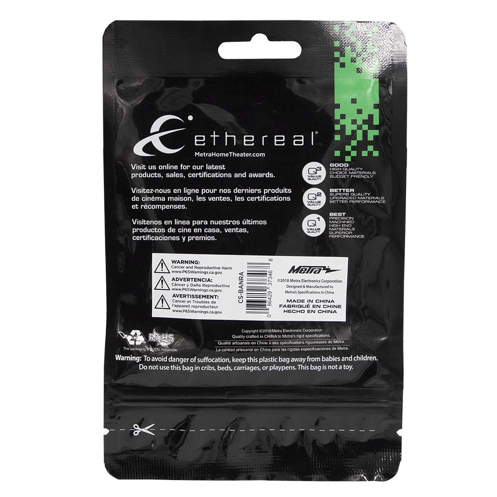 RIGHT ANGLE BANANA PLUGS, GOLD PLATED, 1 RED & 1 BLACK (1 PAIR)