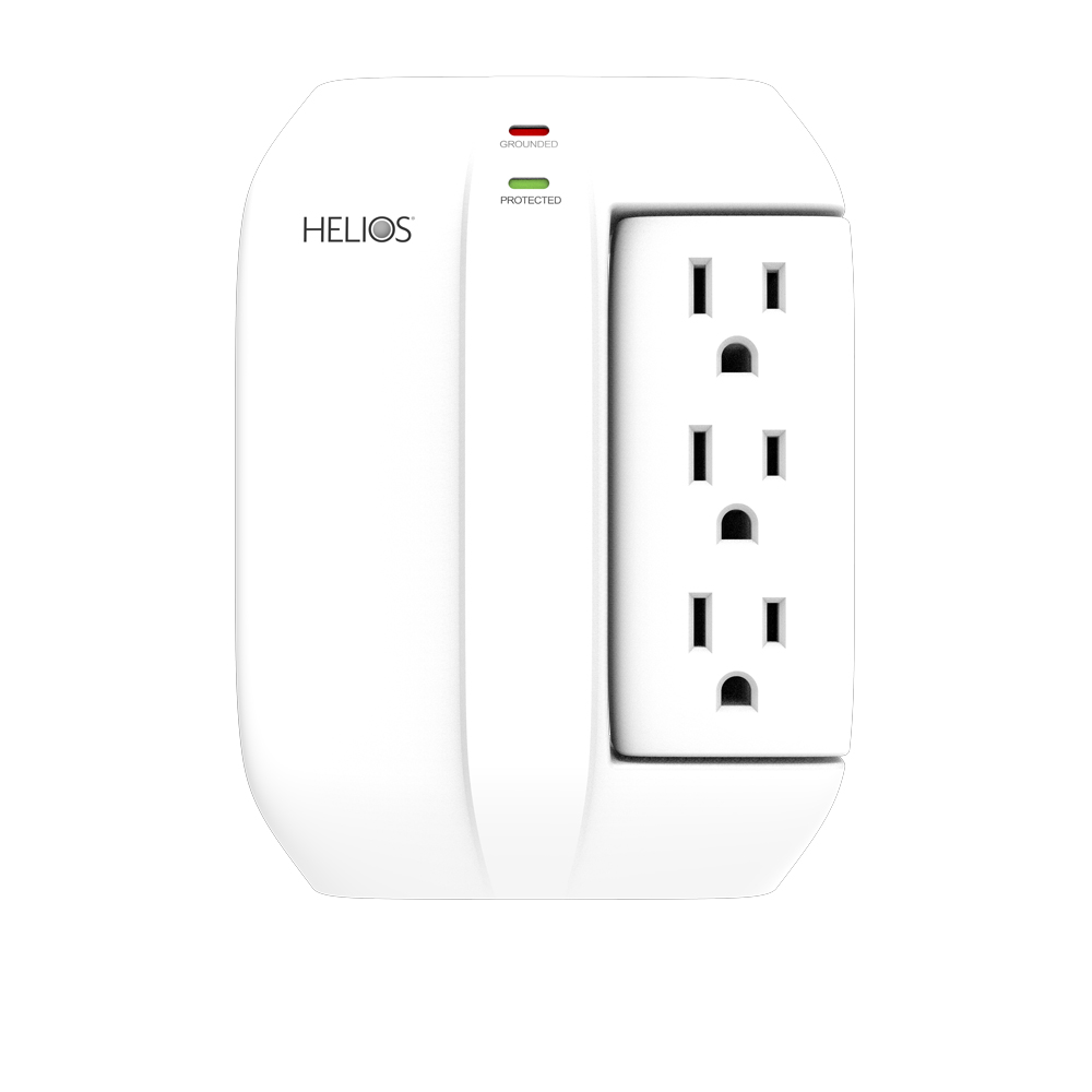 6-OUTLET 450J SURGE PROTECTOR WALL TAP (WHITE)