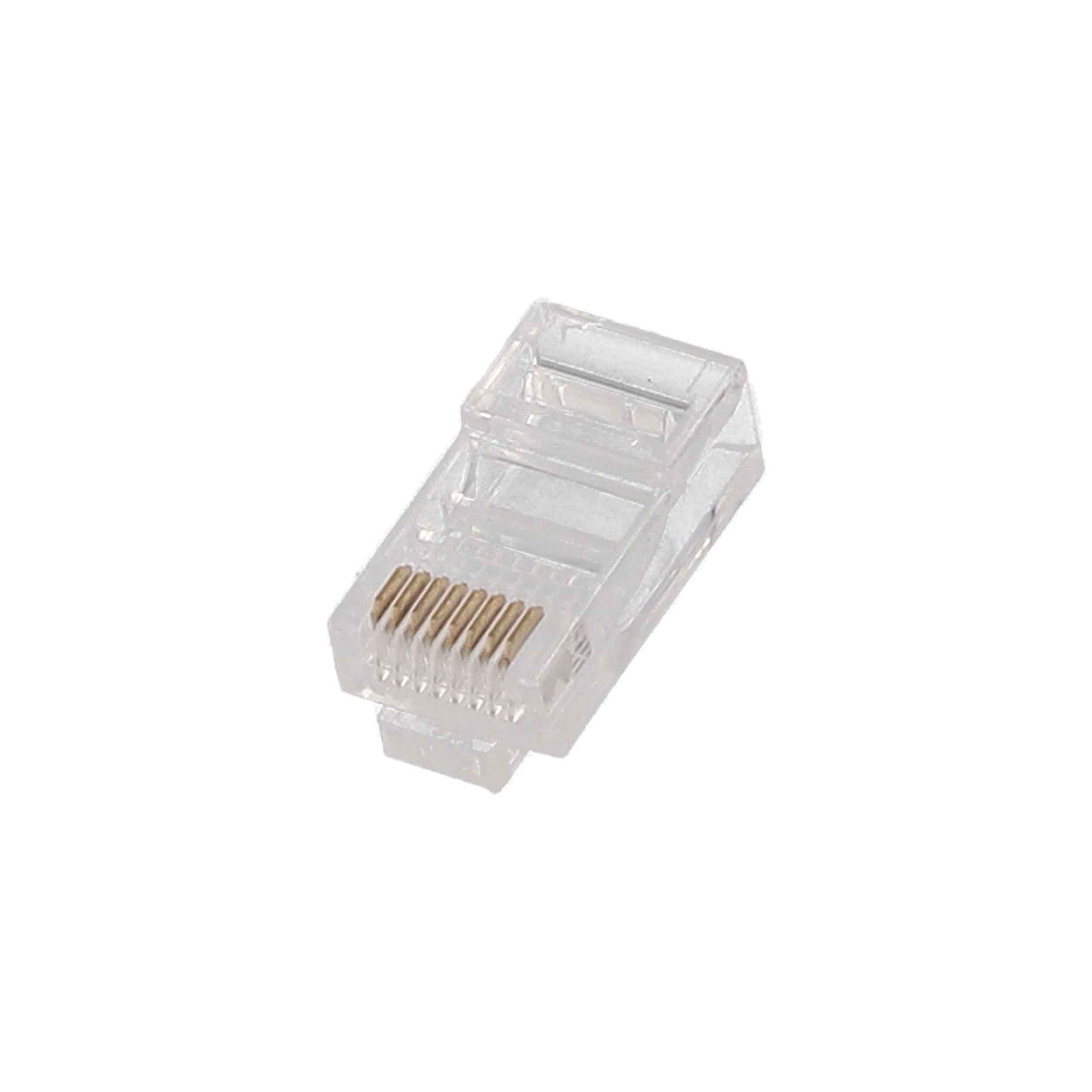 CAT6 8P8C RJ45 CRIMP CONNECTOR PLUGS (50 PACK)