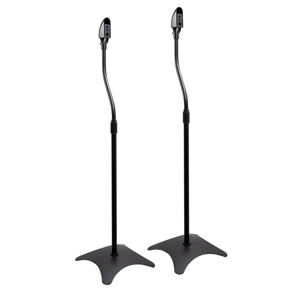 STEEL ADJUSTABLE SPEAKER STANDS 10LB PAIR