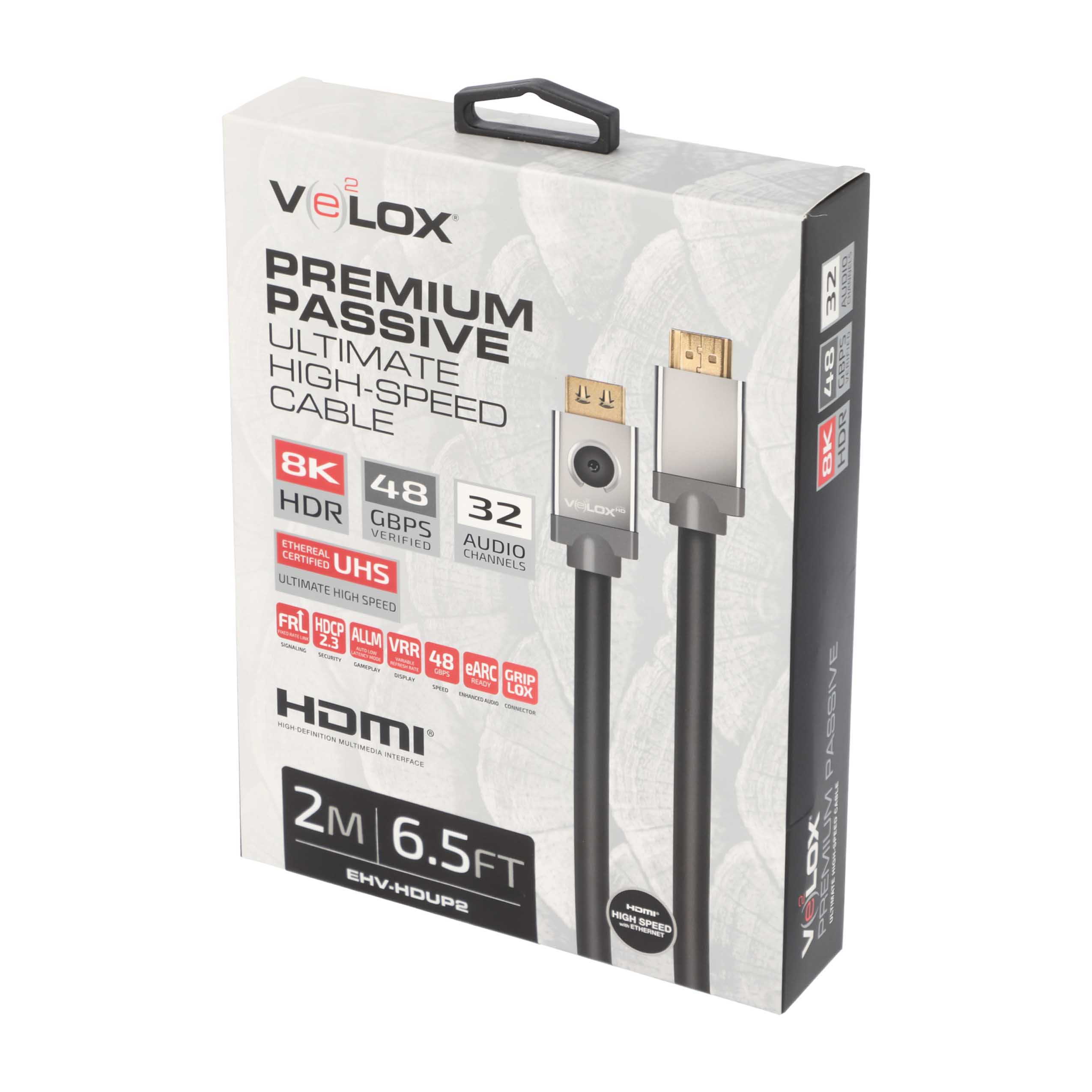2M VELOX PASSIVE HDMI CABLE 28AWG 48G