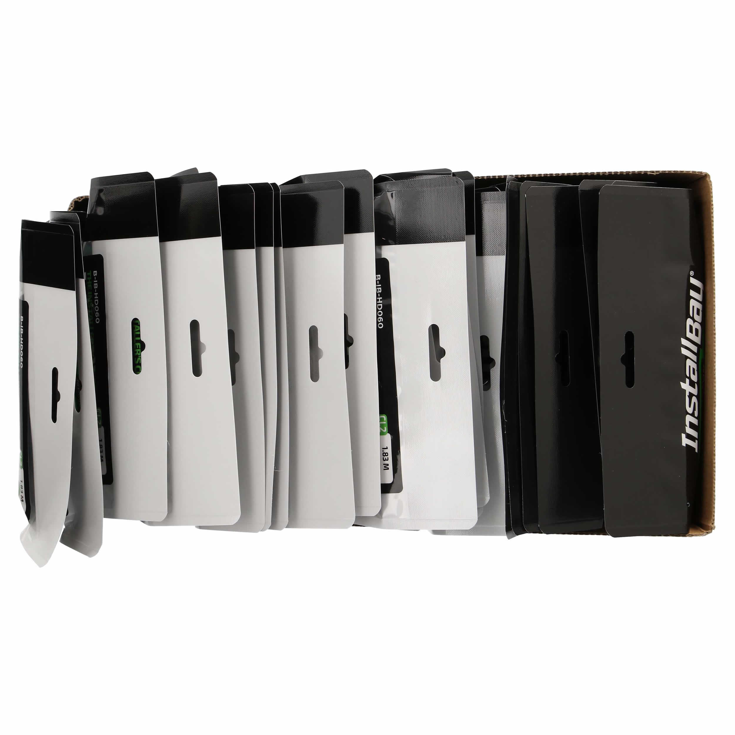 6FT HDMI CABLE 18GBPS HIGH SPEED, ARC/EARC, 24PK SHELF BOX