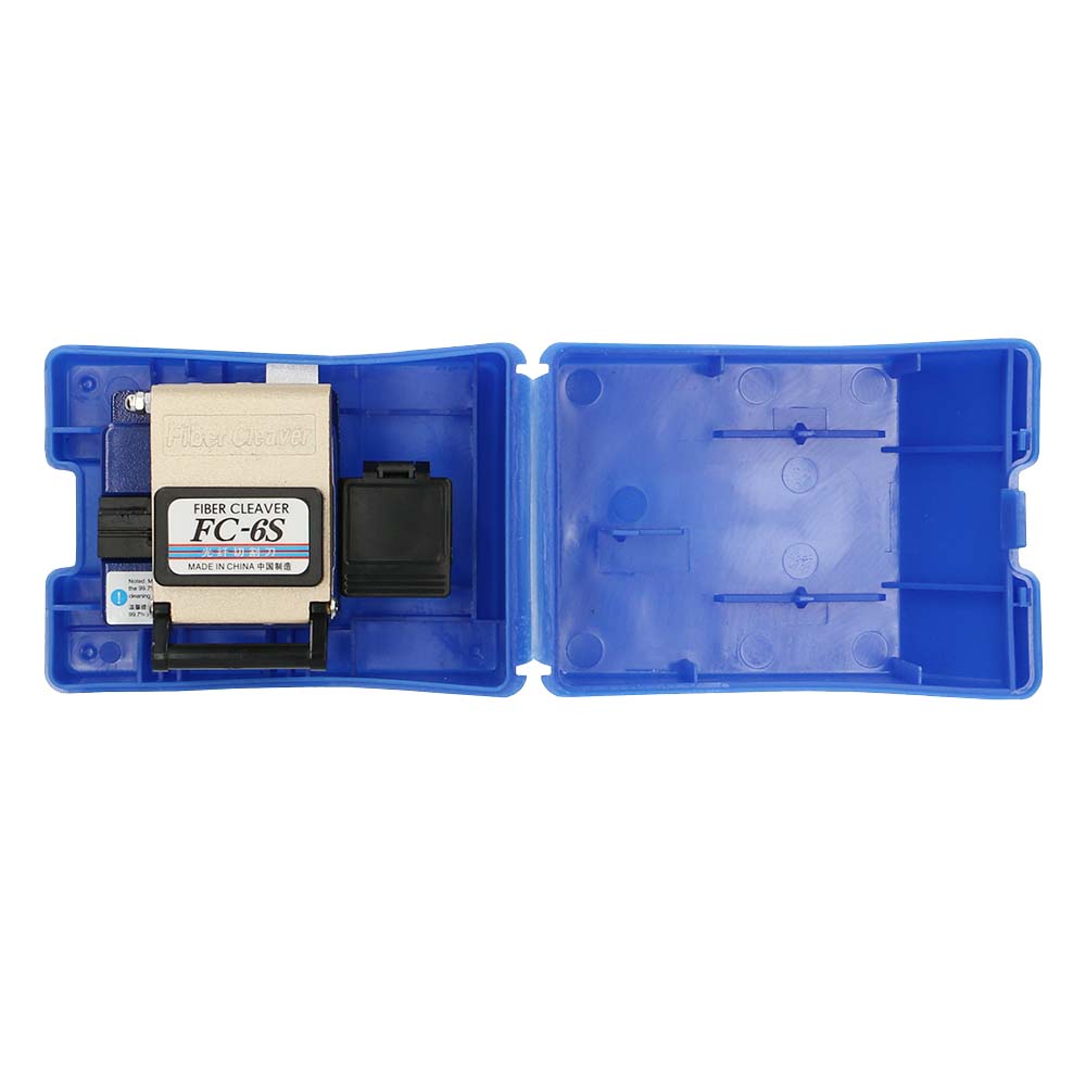 FIBER OPTIC CLEAVER WITH WASTE CATCHER