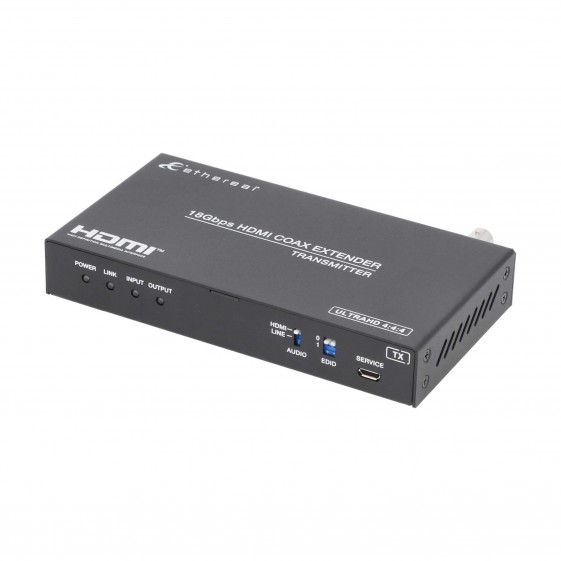 HDMI 2.0 4K US IR EXTENDER OVER COAXIAL 100M