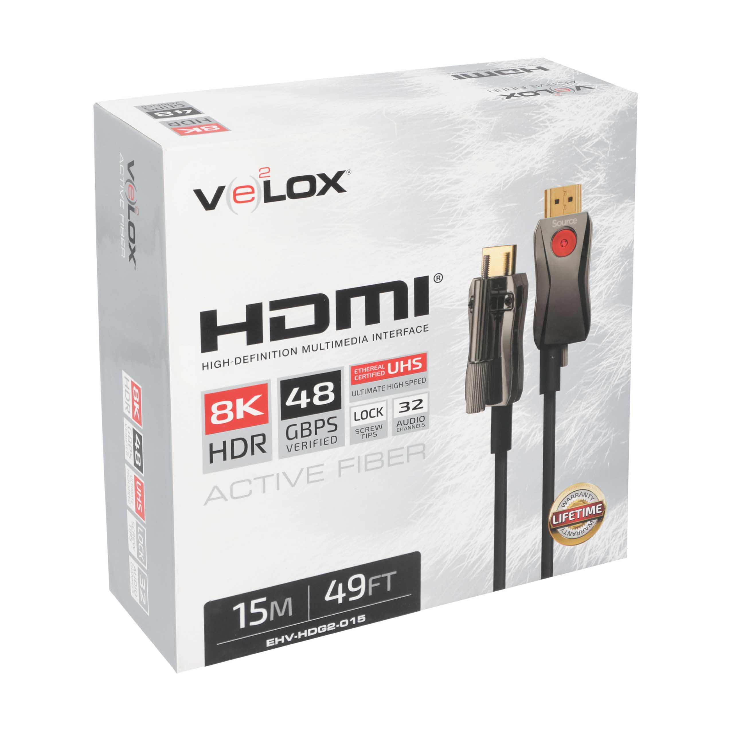 15M AOC HDMI CABLE 48GBPS