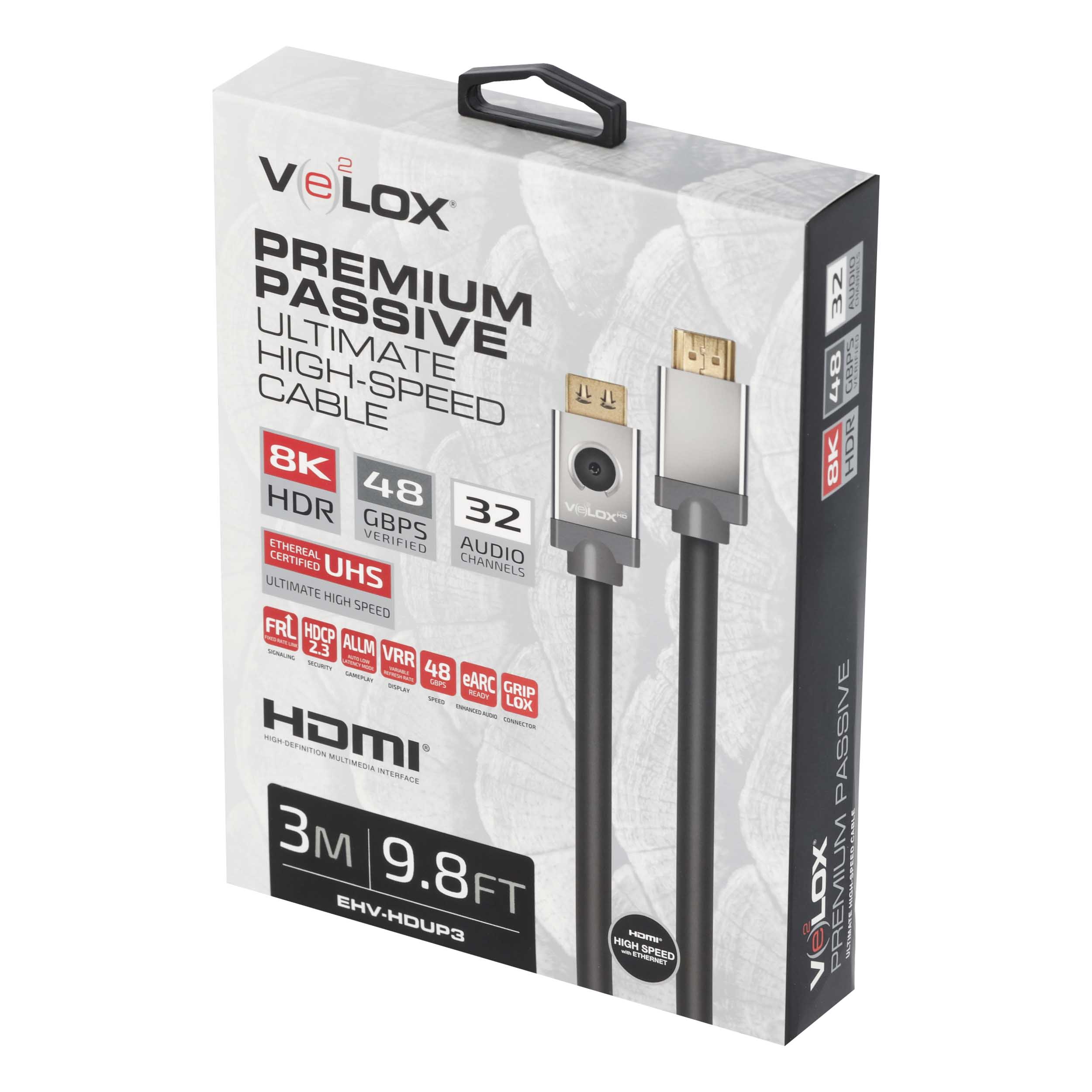 3M VELOX PASSIVE HDMI CABLE 28AWG 48G