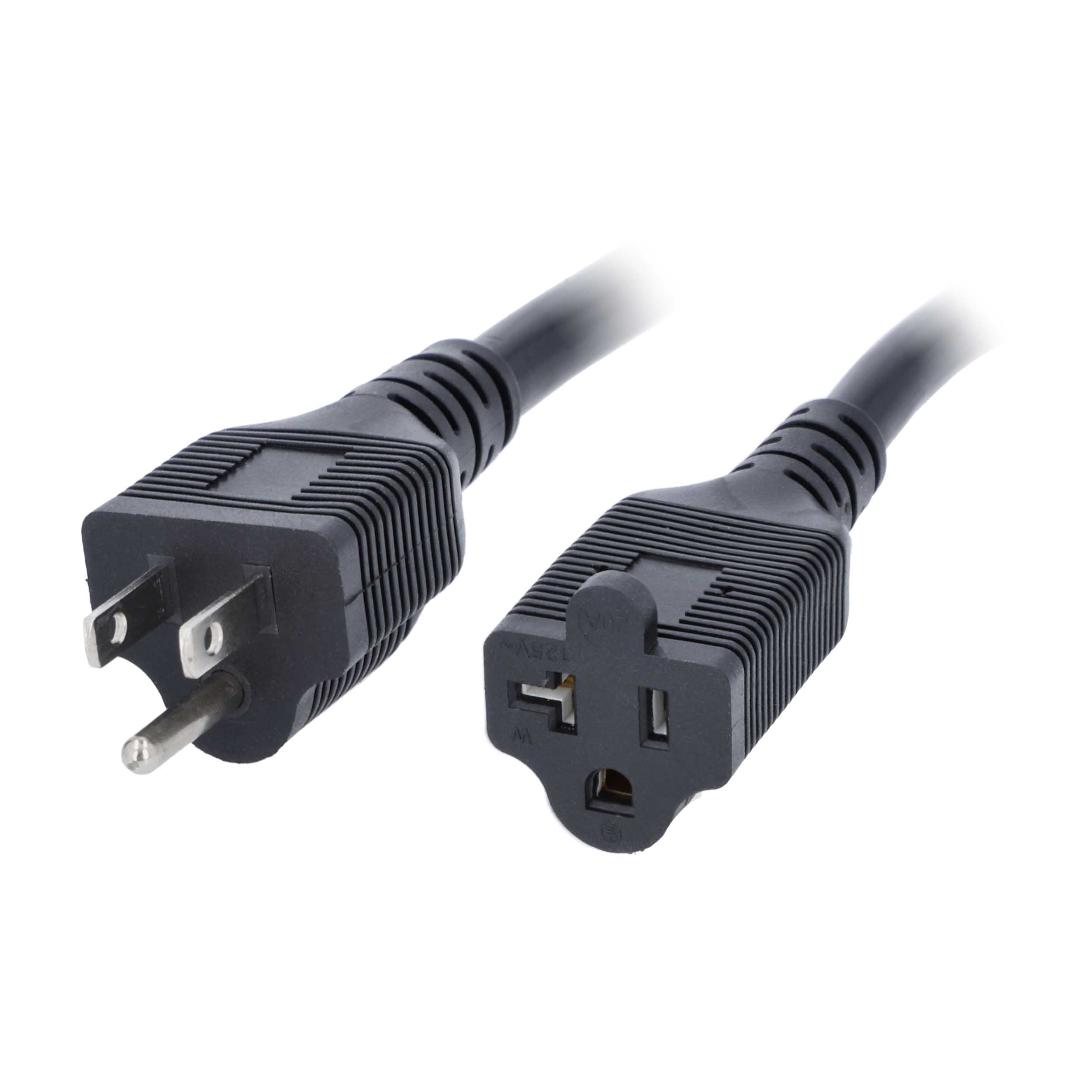 NEMA 5-20R TO NEMA 5-15P ADAPTER POWER CABLE, 20AMP TO 15AMP PLUG