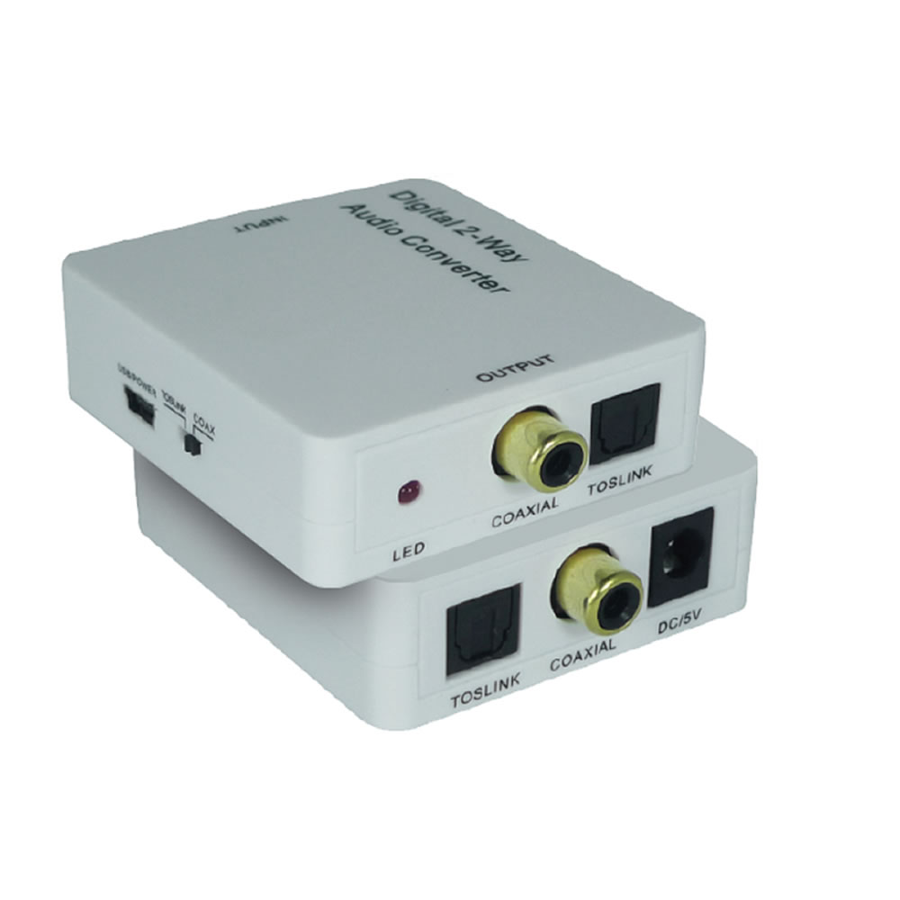 DIGITAL TO DIGITAL FORMAT CONVERTER, COAX & OPTICAL INPUT & OUTPUT