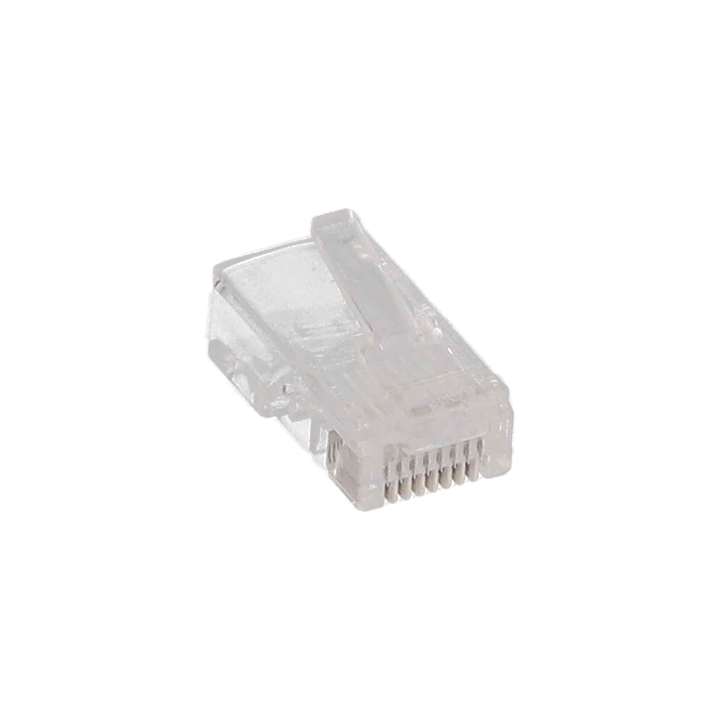 CAT6 8P8C RJ45 CRIMP CONNECTOR PLUGS (50 PACK)