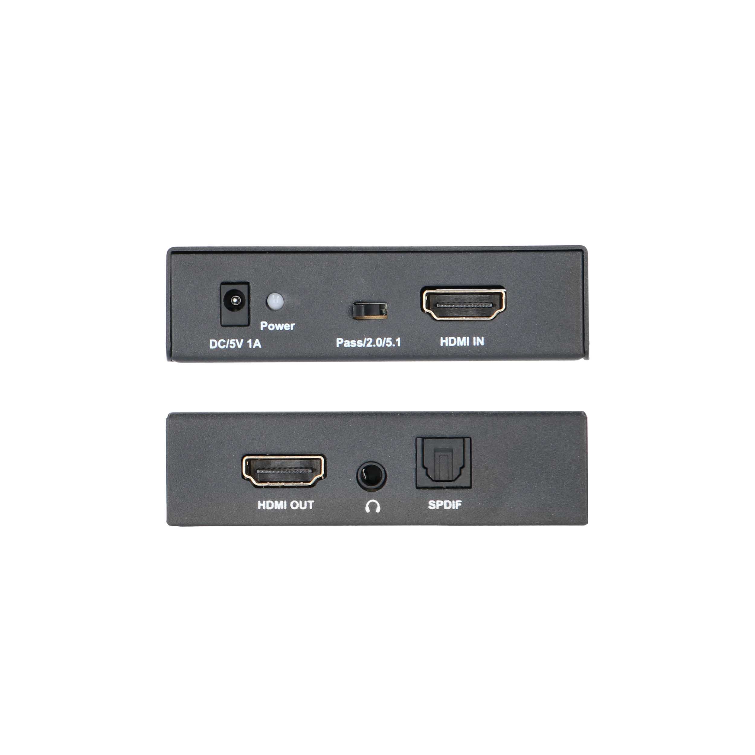 HDMI 2.0 AUDIO DE-EMBEDDER, OPTICAL, COAX, ANALOG (NO DOWNMIXING)
